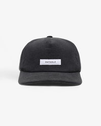 Fleece Floppy Cap Bio Baumwolle - Washed Black