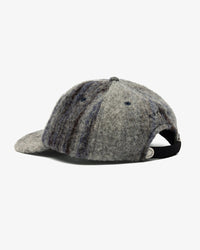 Floppy Cap Bio-Wolle - Grau Gestreift