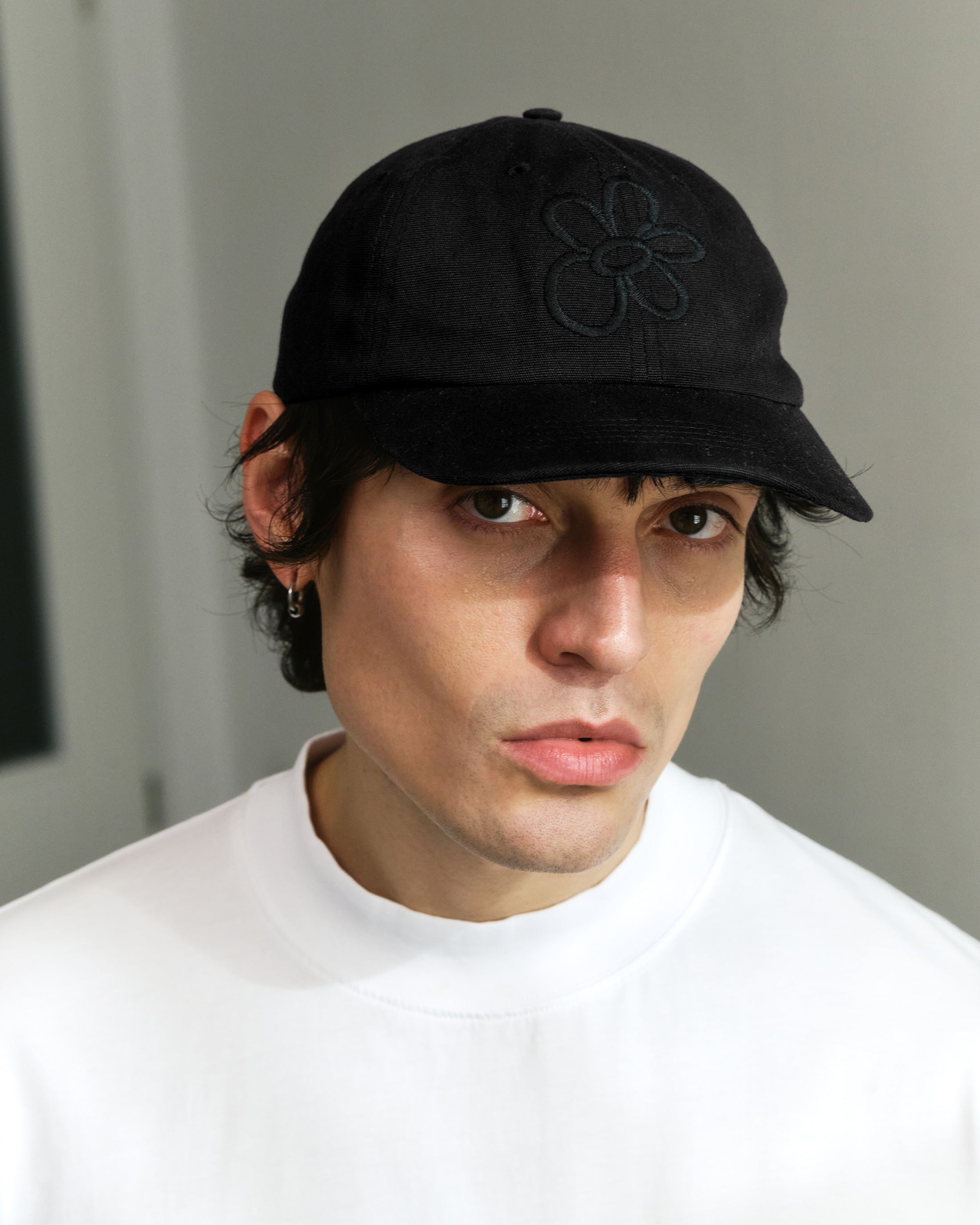 Flower Classic Cap Organic Cotton - Black