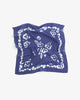 Flowery Bandana Bio Baumwolle - Dunkelblau