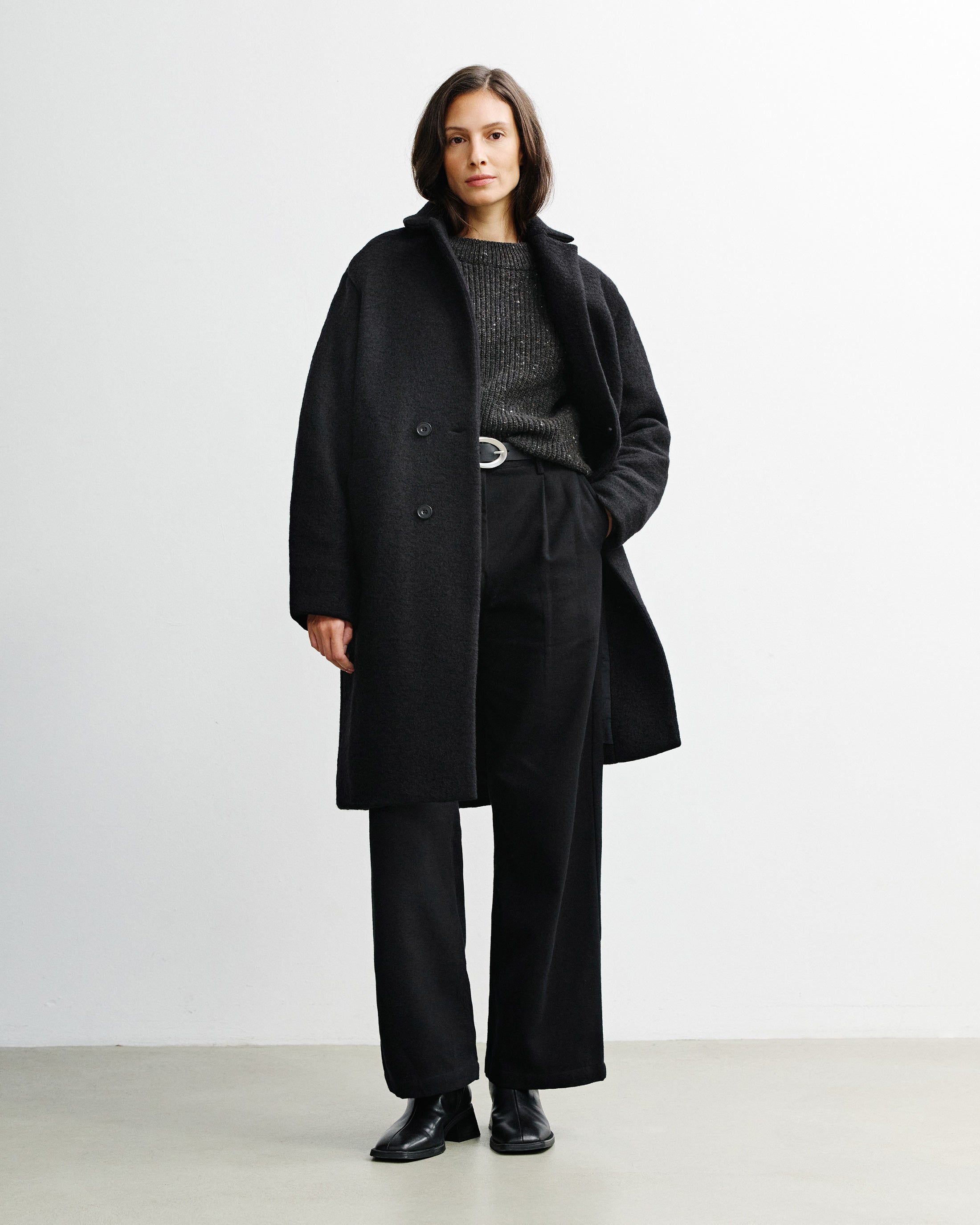 Formal Coat - True Black FW26