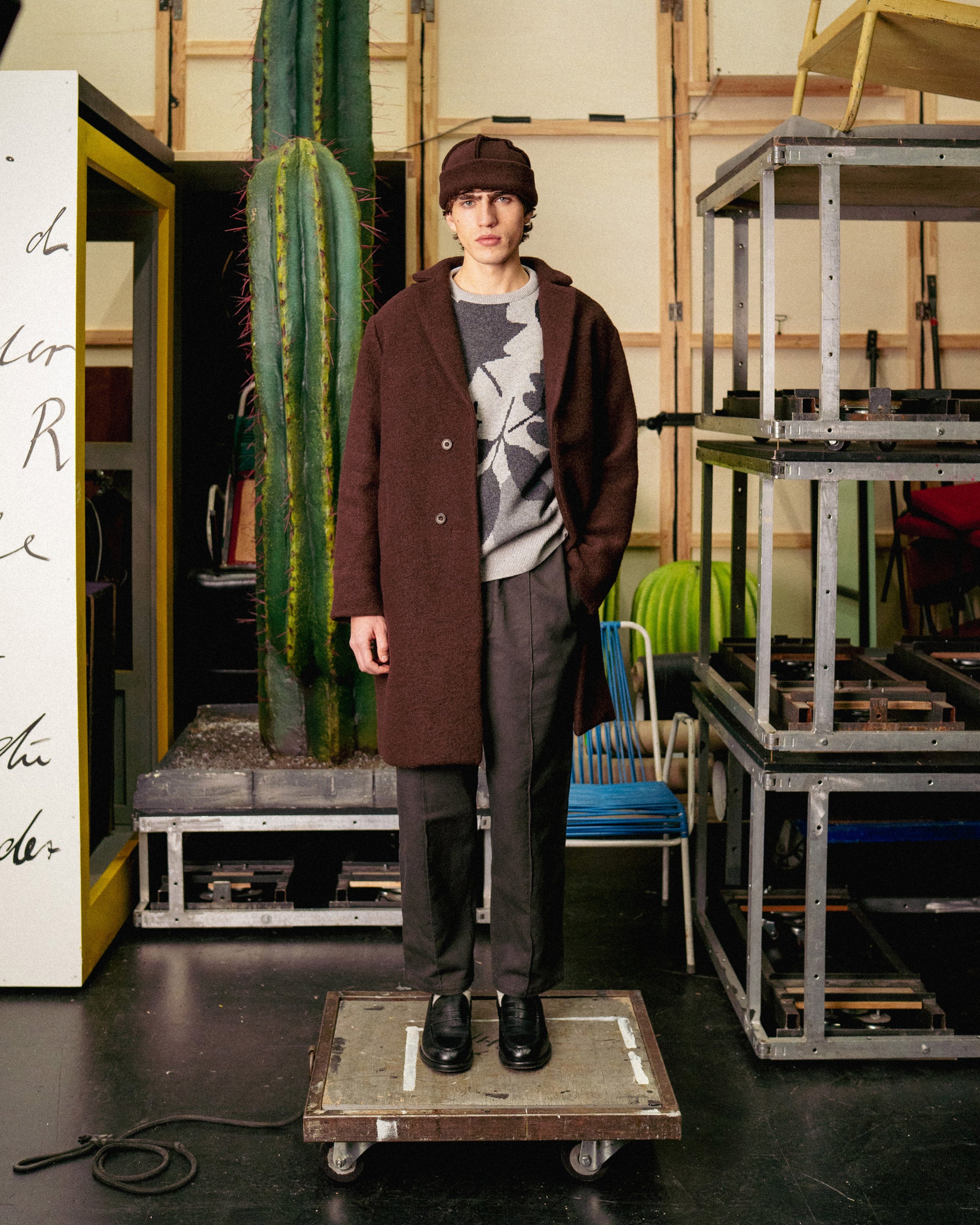 Formal Coat - Rosewood Brown FW26