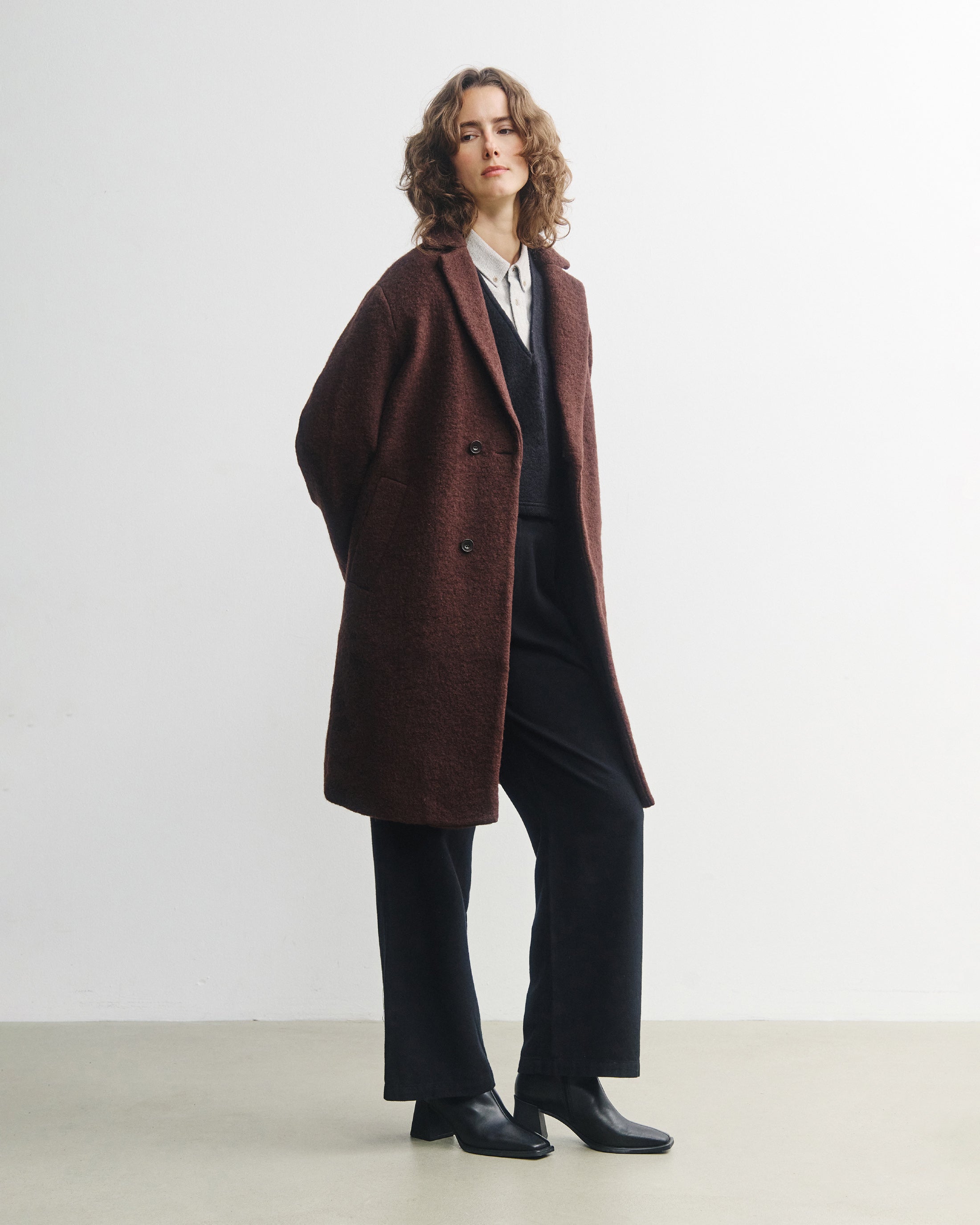 Formal Coat - Rosewood Brown FW26