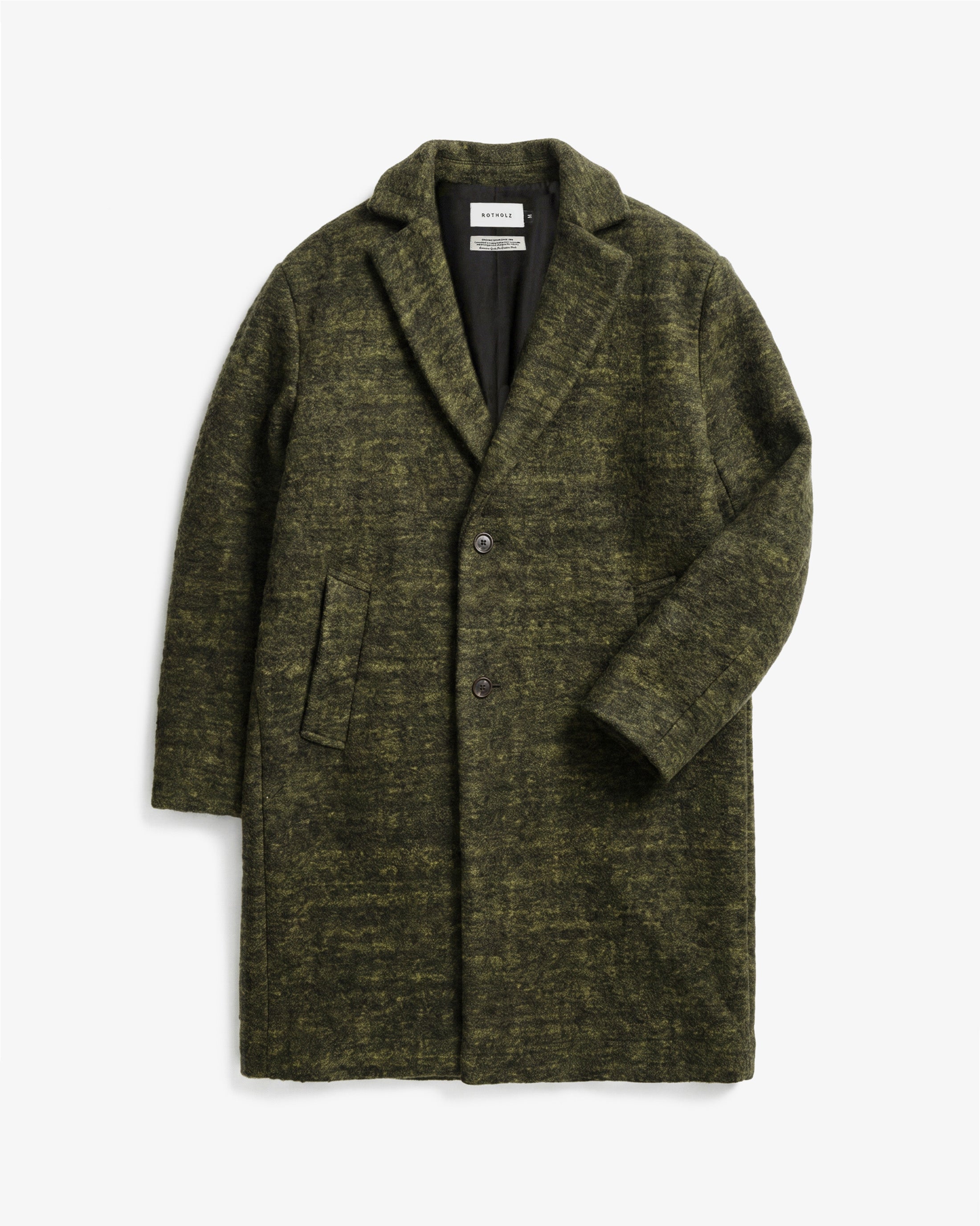 Formal Coat - Speckled Green FW26