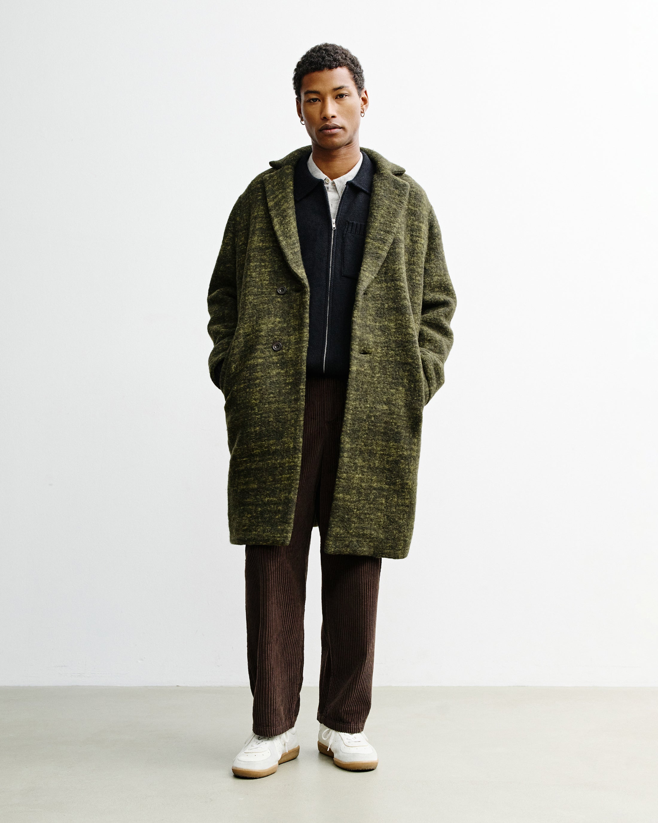 Formal Coat - Speckled Green FW26