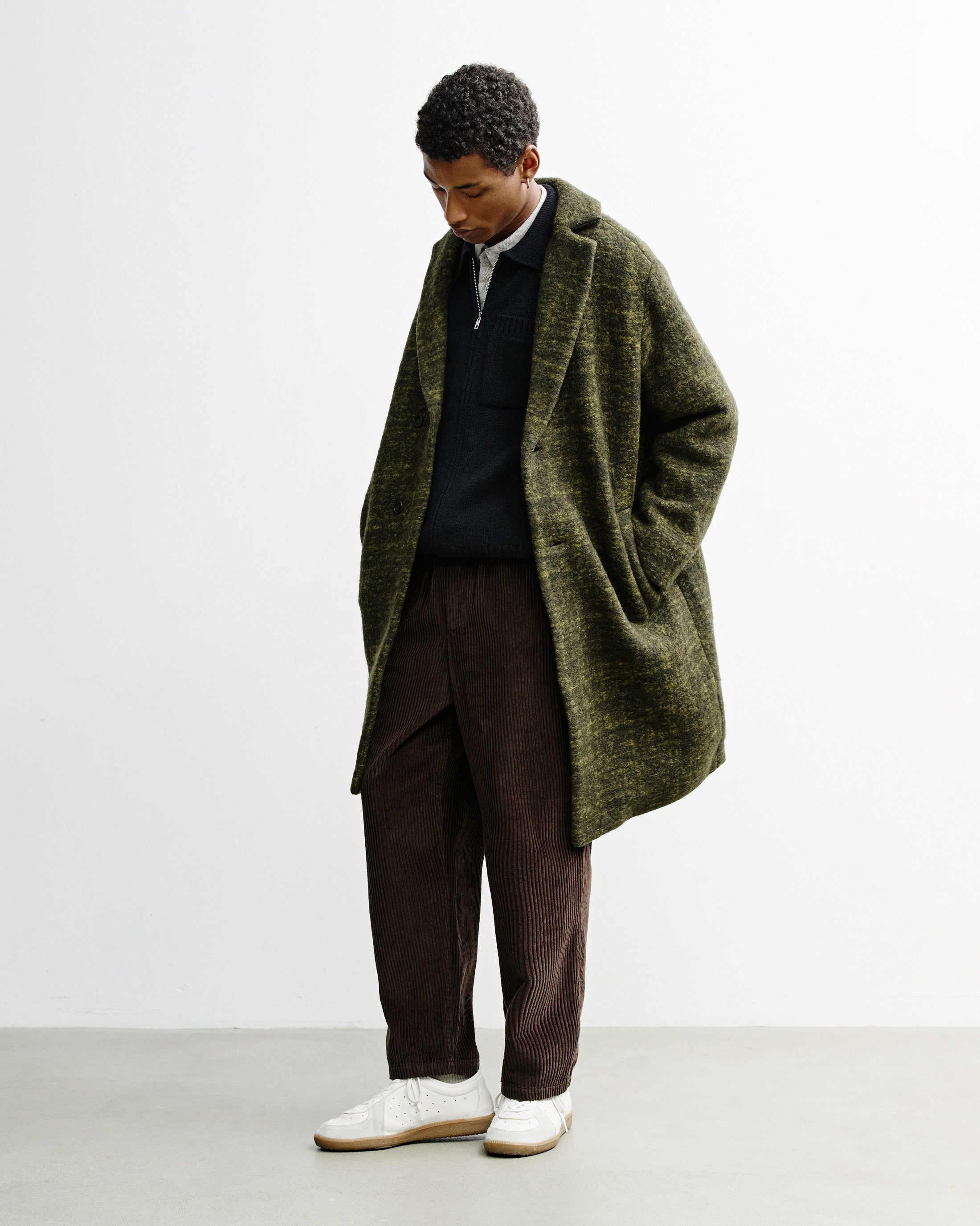 Formal Coat - Speckled Green FW26
