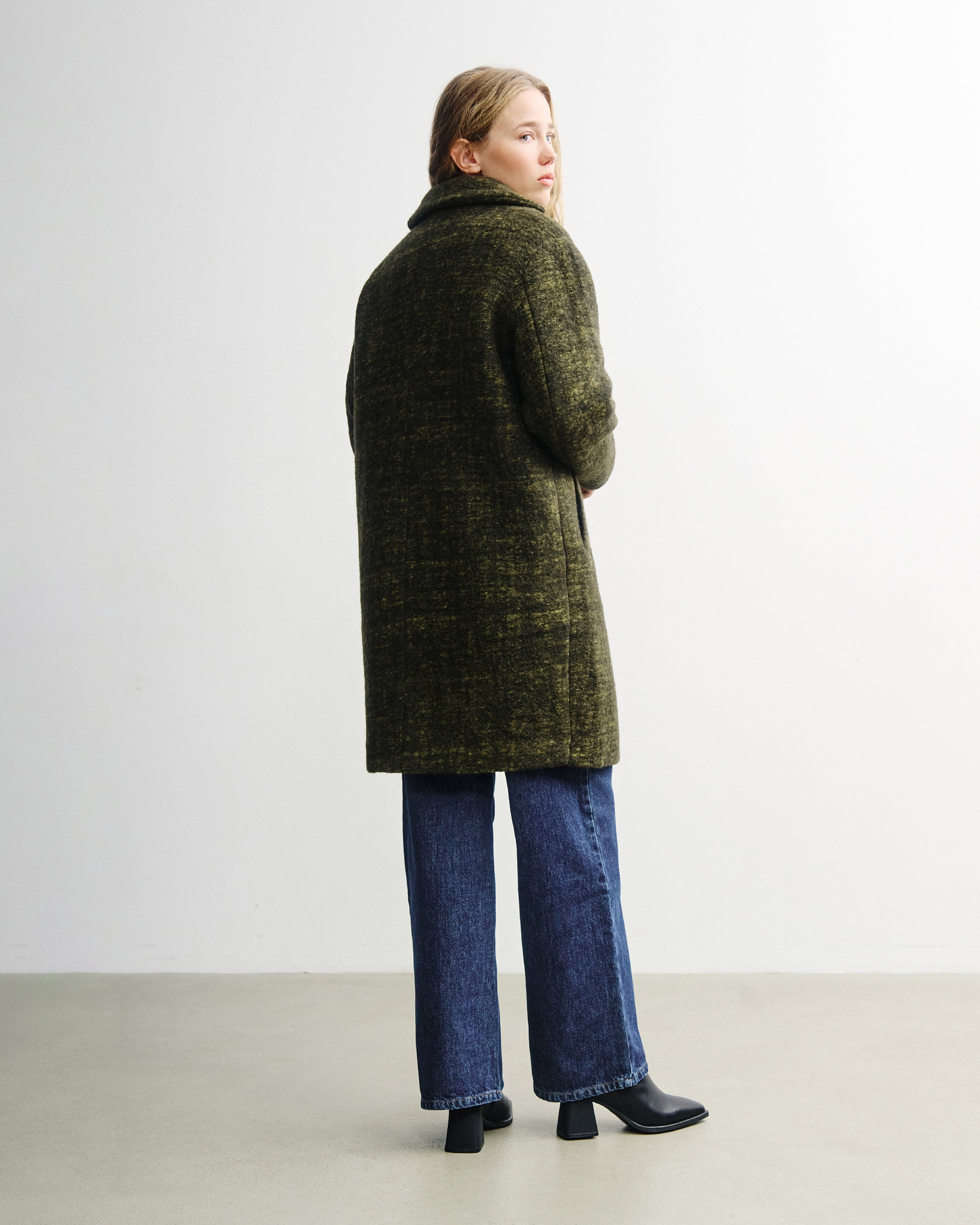 Formal Coat - Speckled Green FW26
