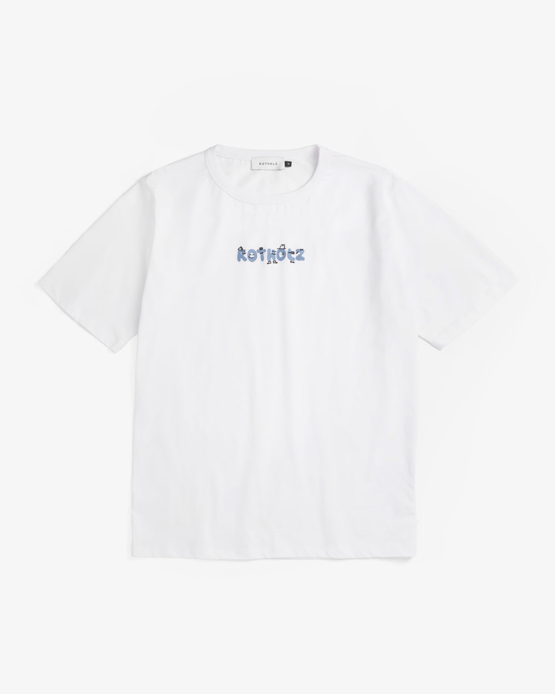 Logo Print T-shirt Organic Cotton - White