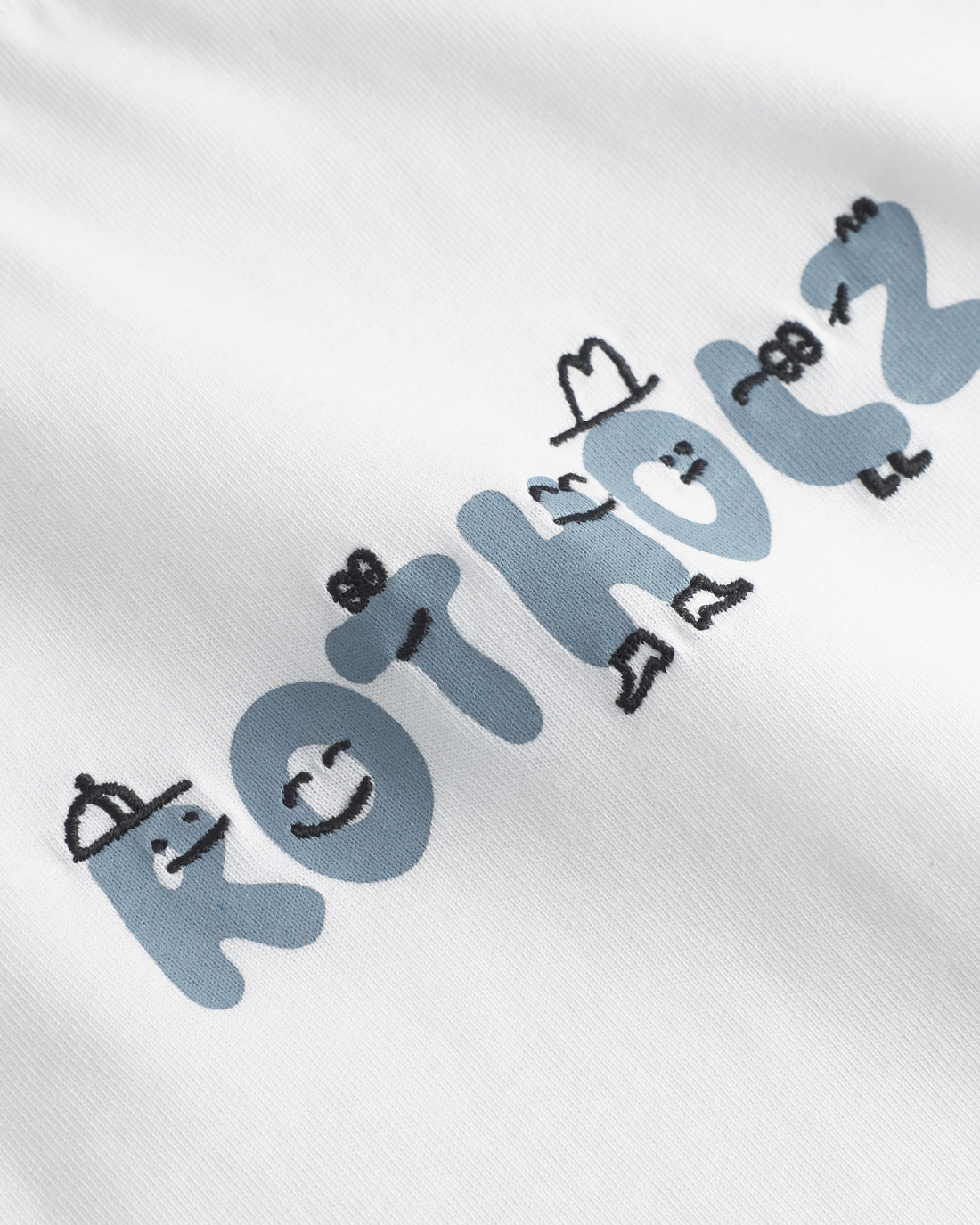 Logo Print T-shirt Organic Cotton - White