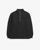 Half Zip Sweatshirt Bio Baumwolle - Schwarz