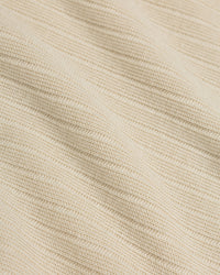 Schweres Mockneck Longsleeve Bio Baumwolle - Creme