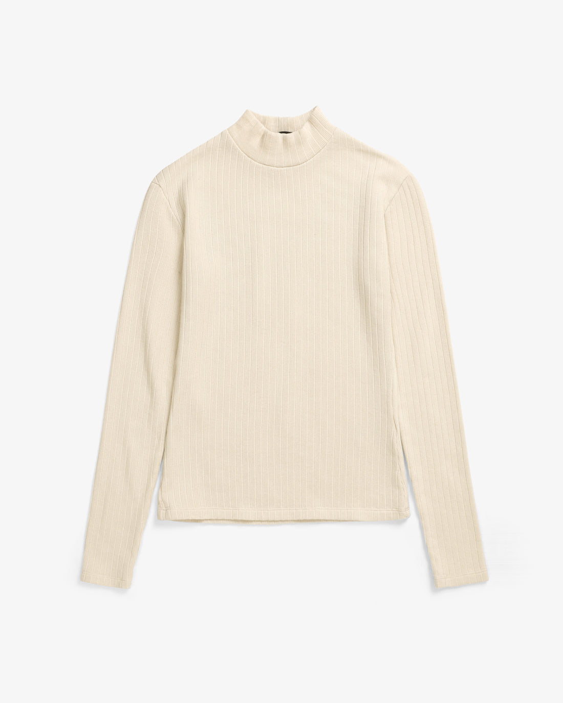 Mockneck Longsleeve Organic Cotton - Cream