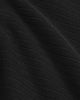 Schweres Mockneck Longsleeve Bio Baumwolle - Schwarz