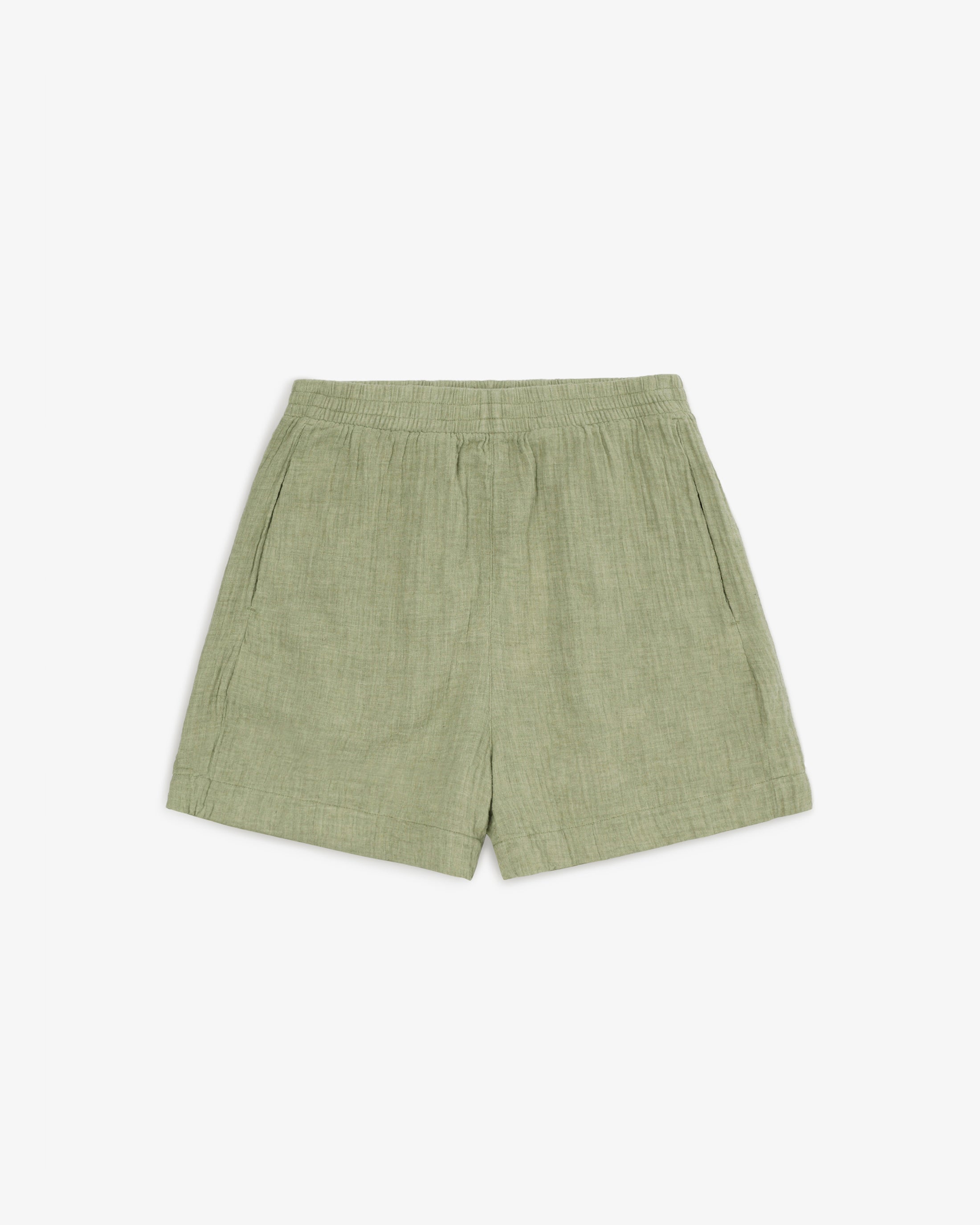 Women's Shorts Organic Cotton - Green Mist