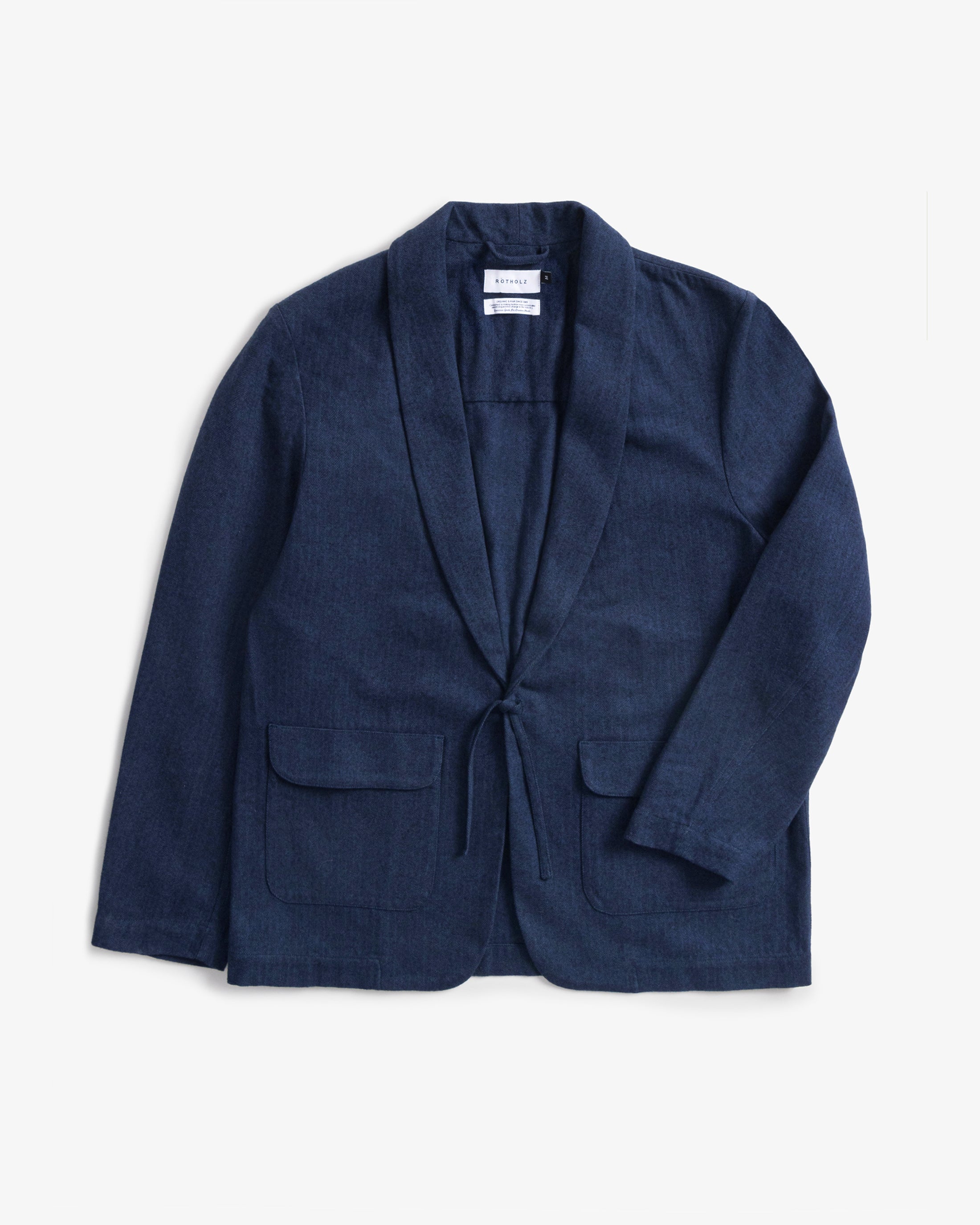 Kimono Blazer Organic Cotton - Blue