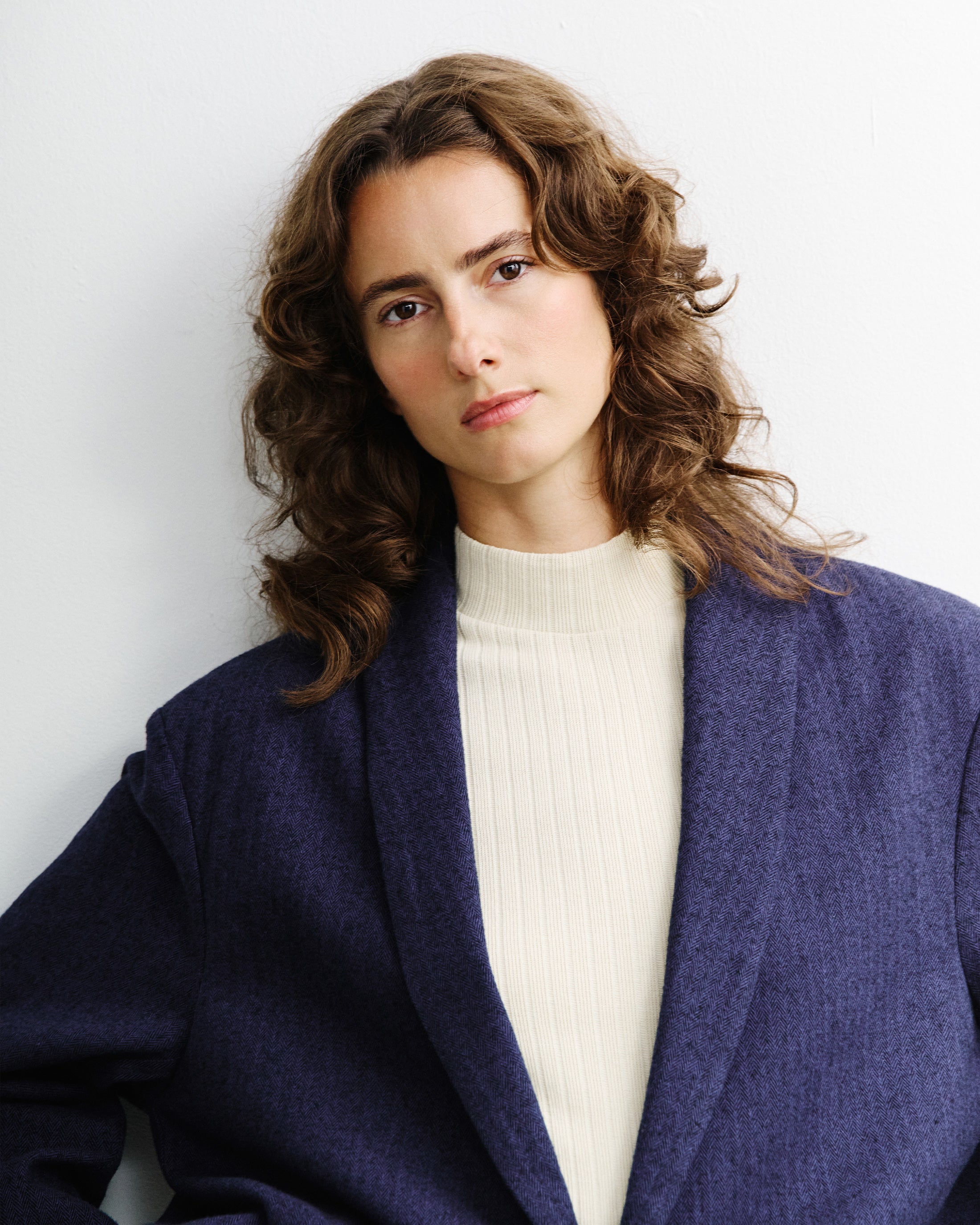 Kimono Blazer Organic Cotton - Blue