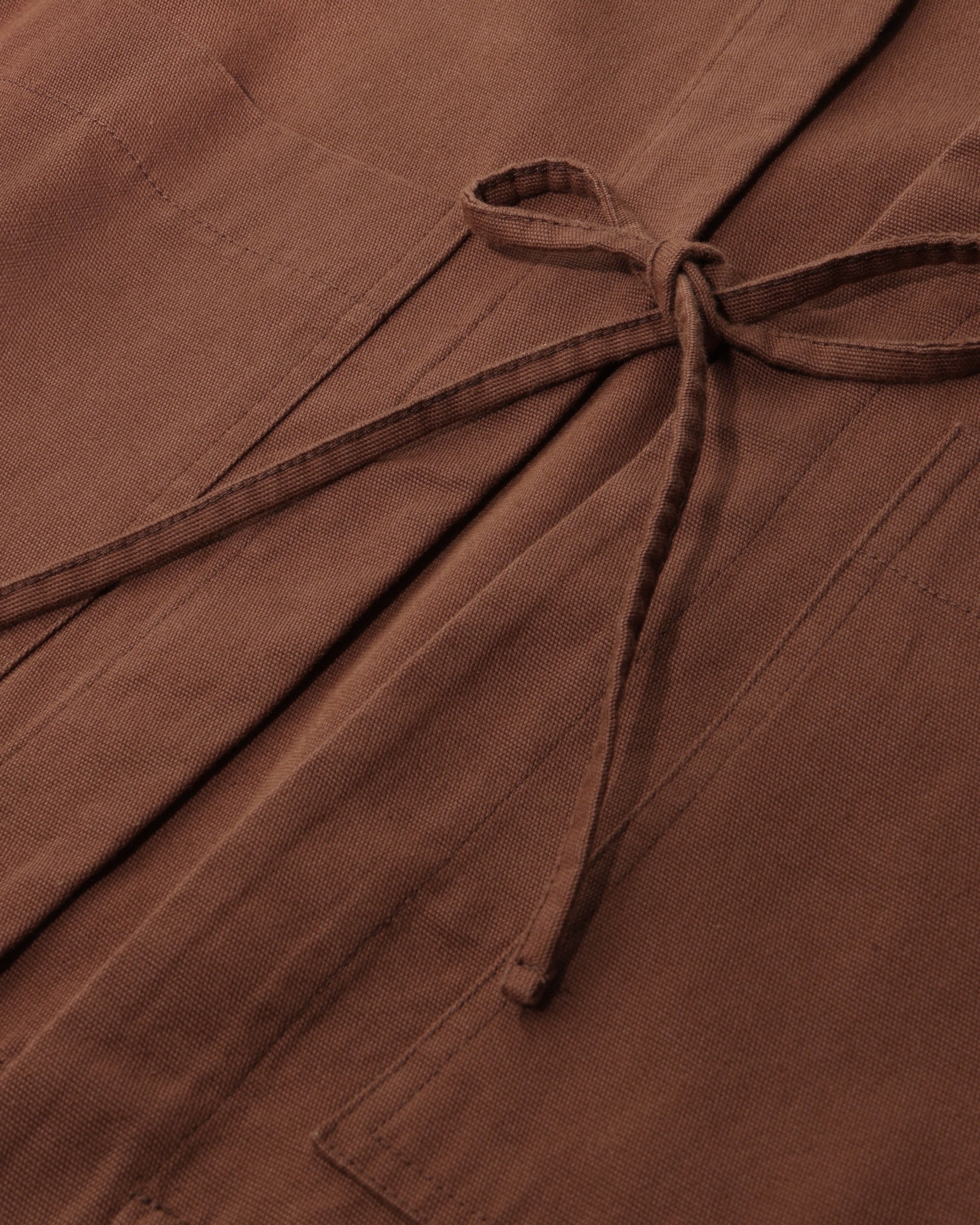 Kimono Jacke Bio Baumwolle - Braun