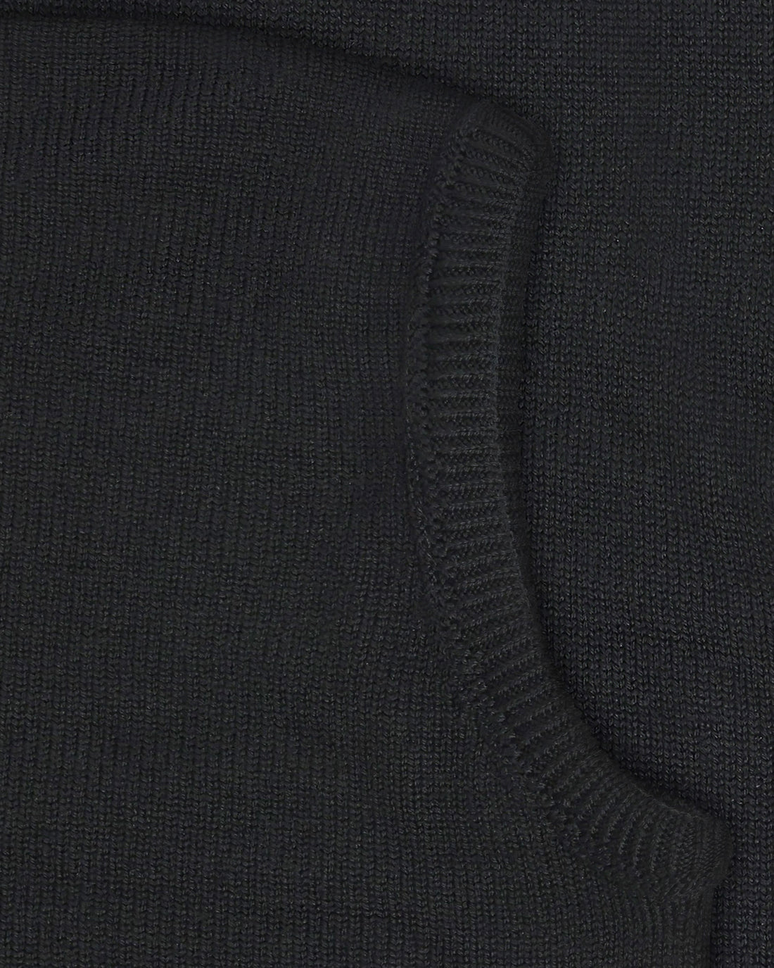 Merino wool balaclava - Black