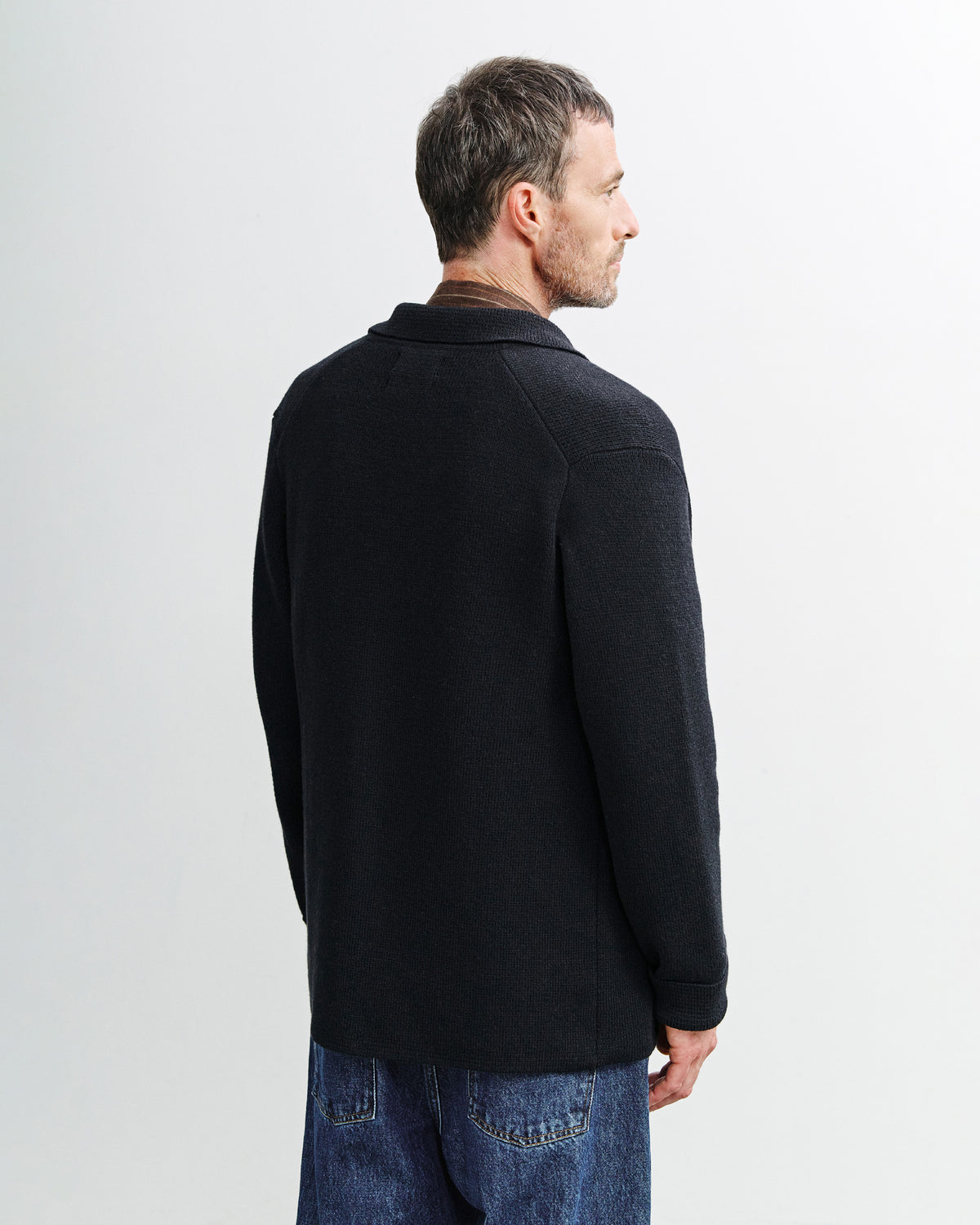 Knit Jacket - True Black FW26