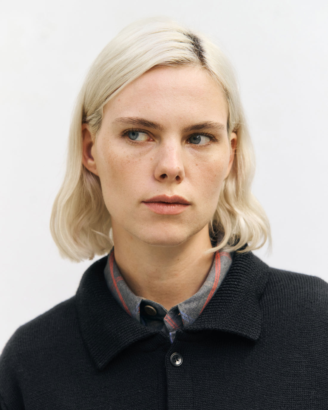 Knit Shirt Merino Wool - Black 