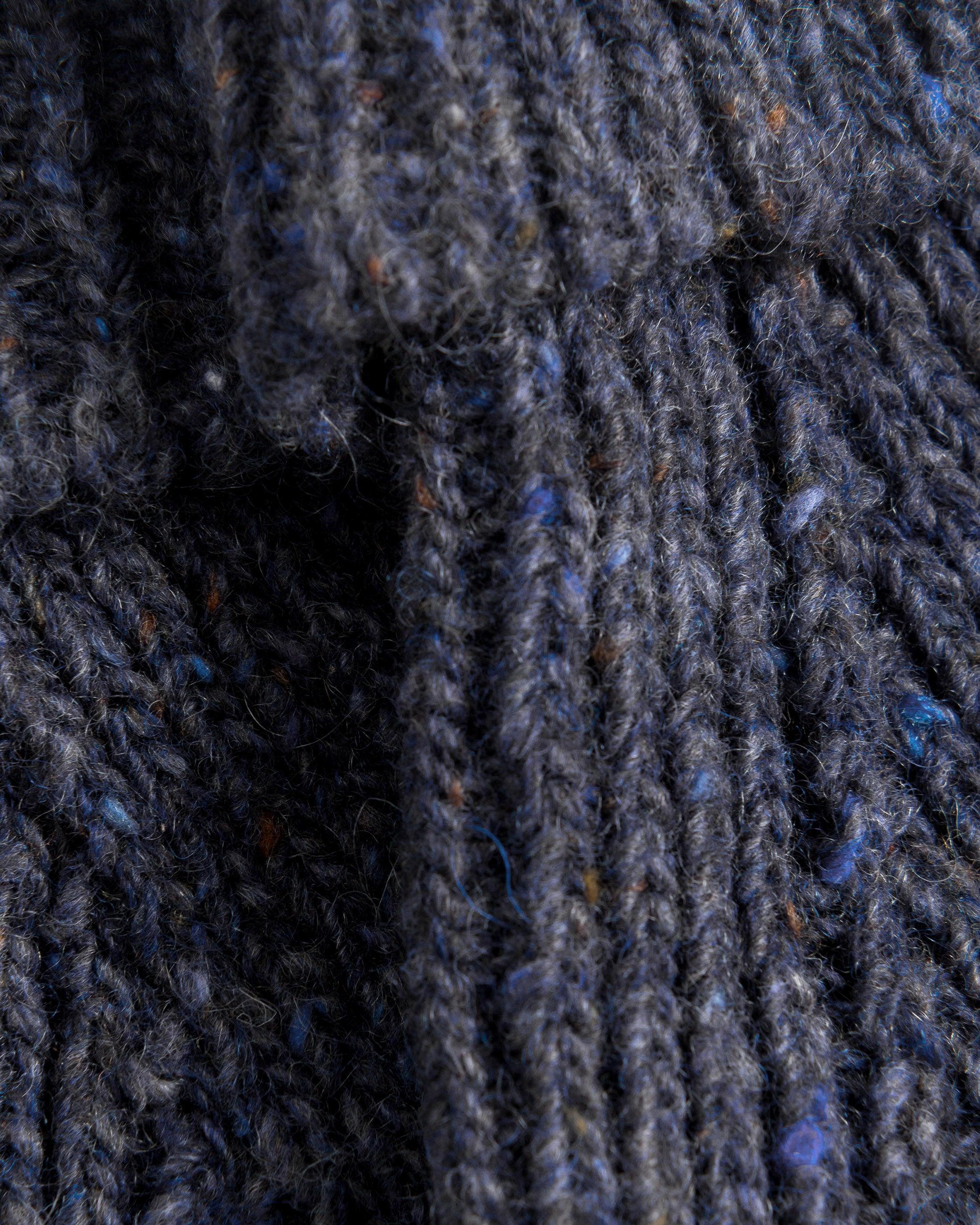 Knitted Mittens - Speckled Blue FW26