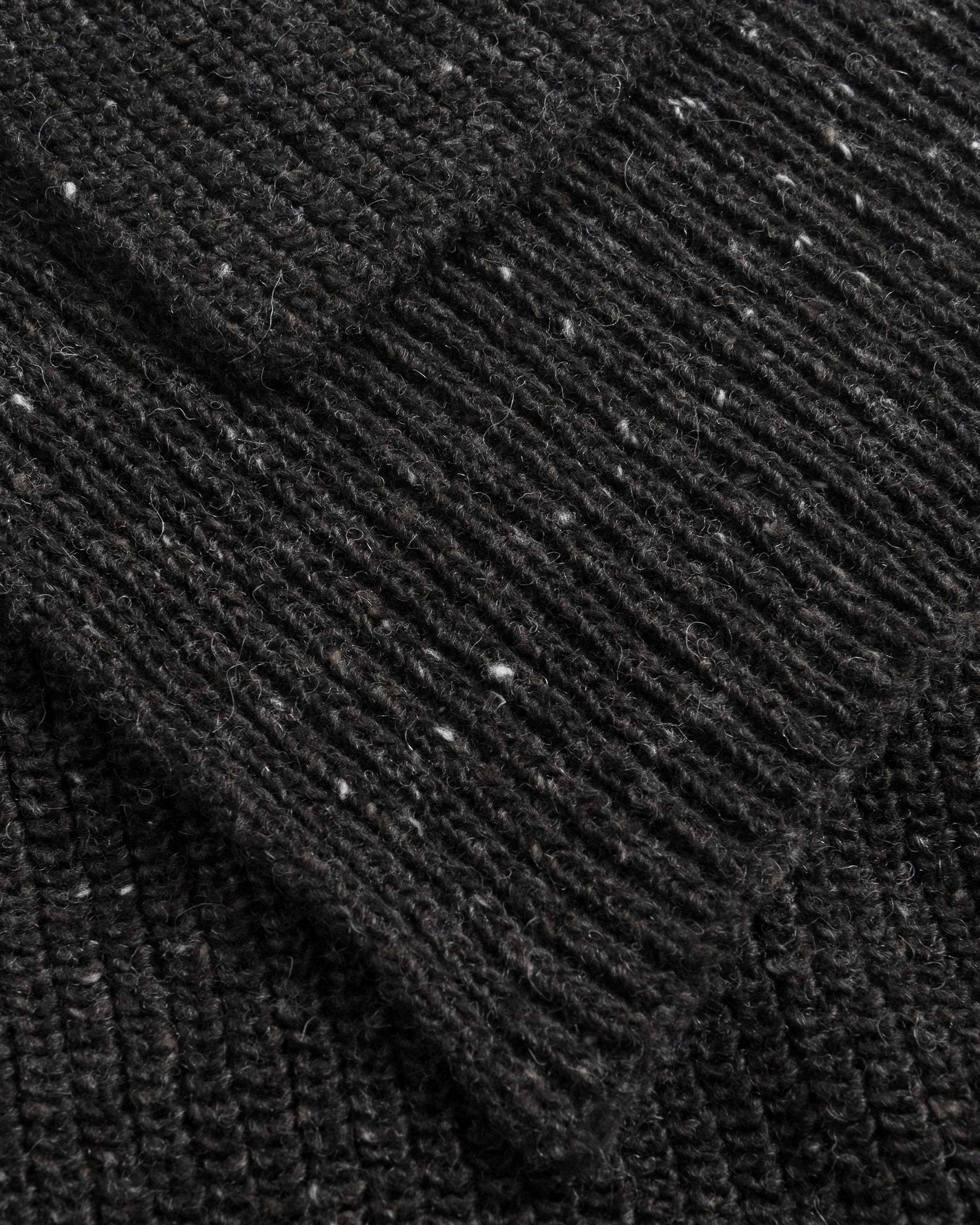 Knit Scarf - Speckled Black FW26
