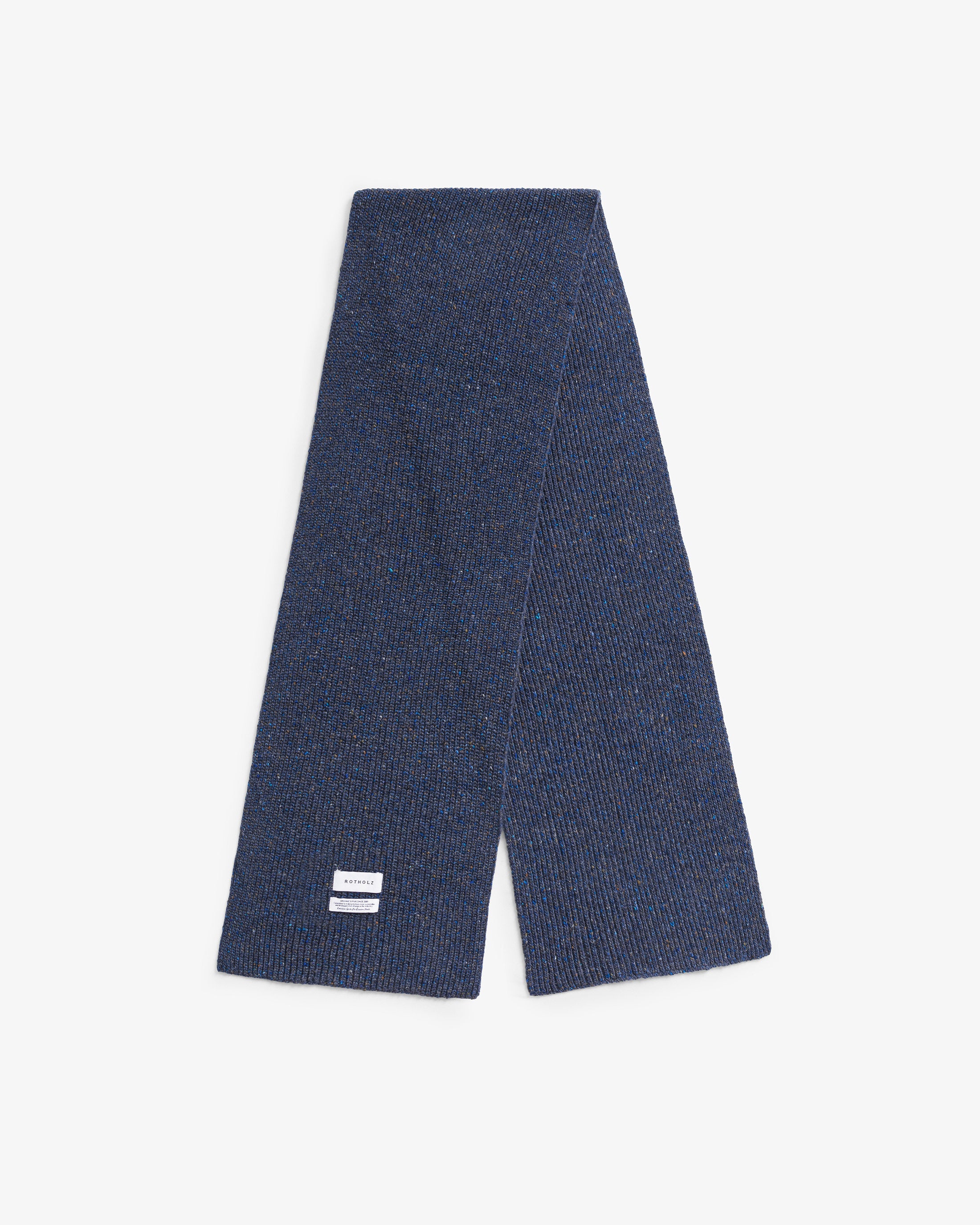 Knit Scarf - Speckled Blue FW26