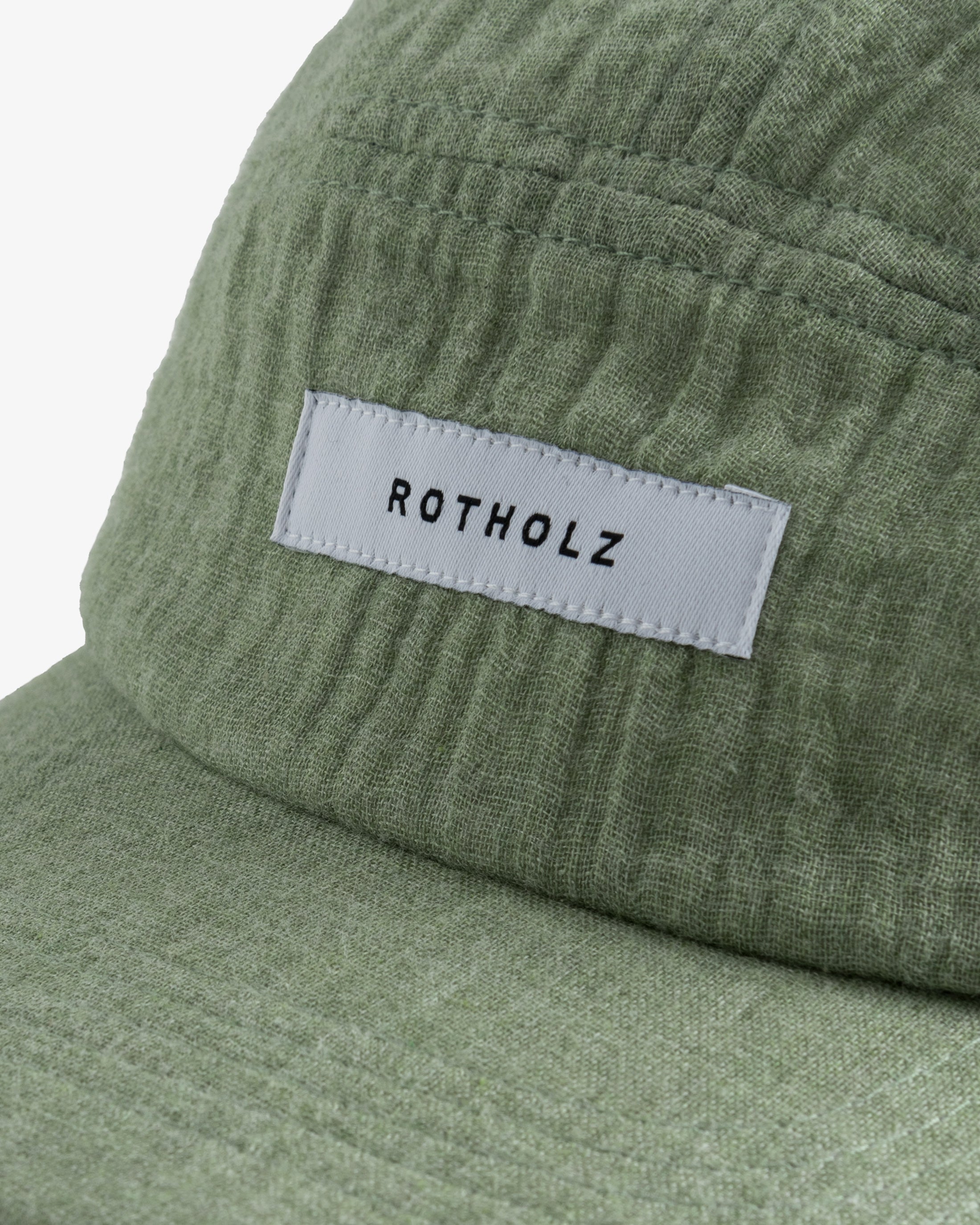 Label 5-Panel Cap Bio Baumwolle - Grün