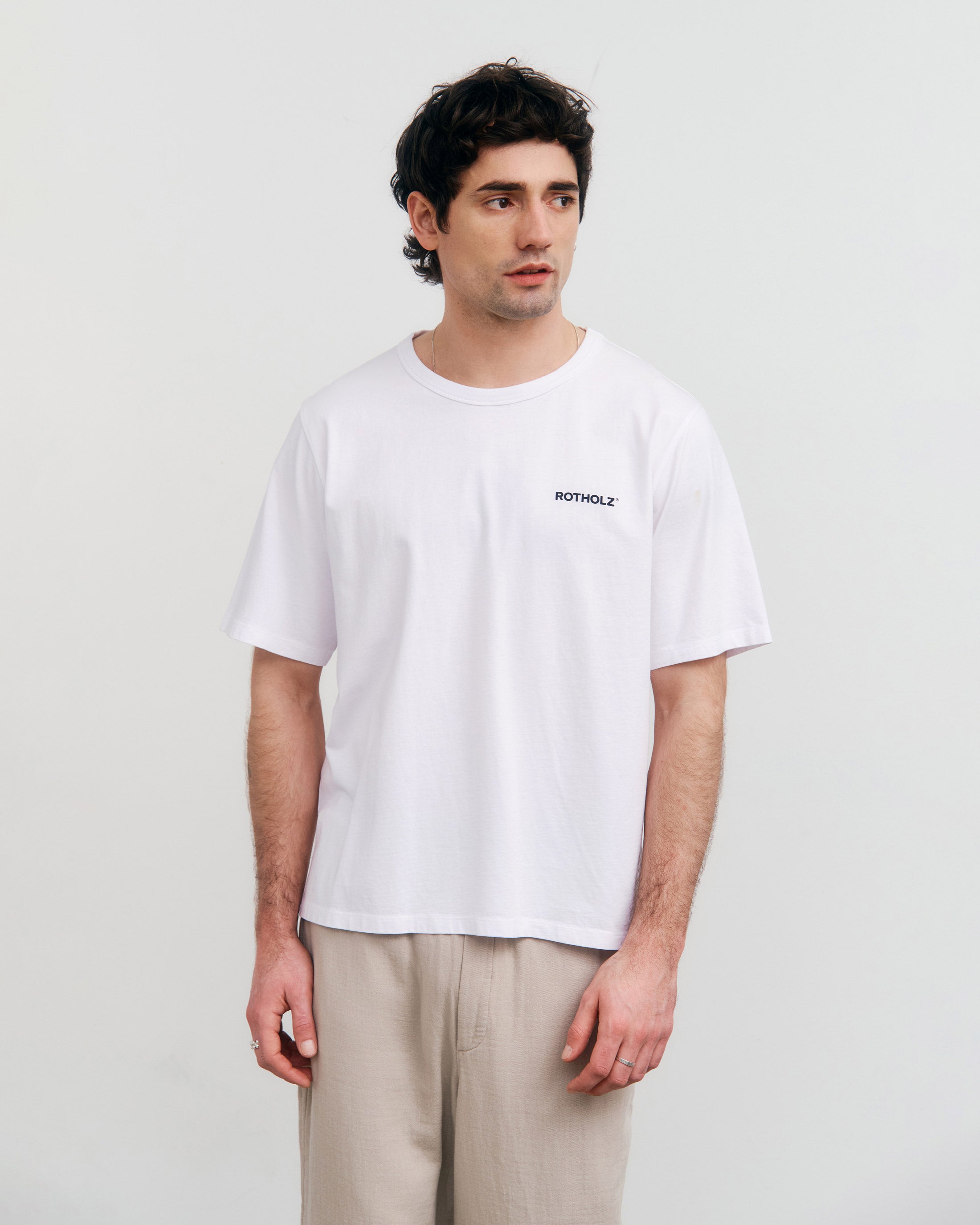 Lemon Print T-Shirt Organic Cotton - White
