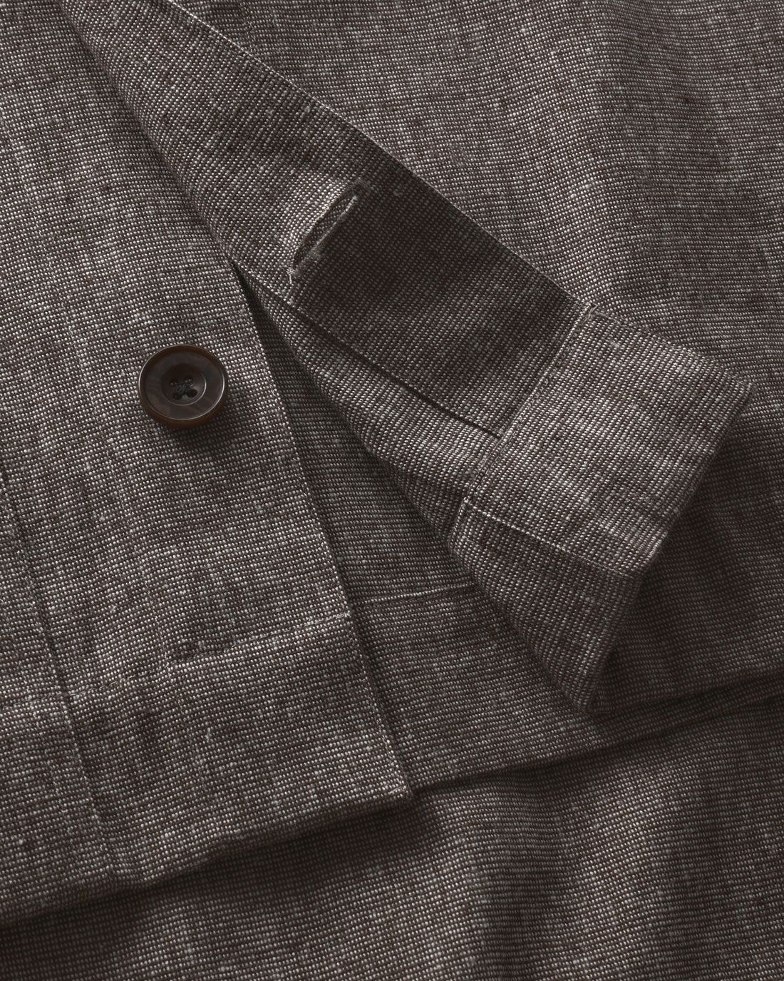 Lightweight jacket, organic cotton - canvas brown