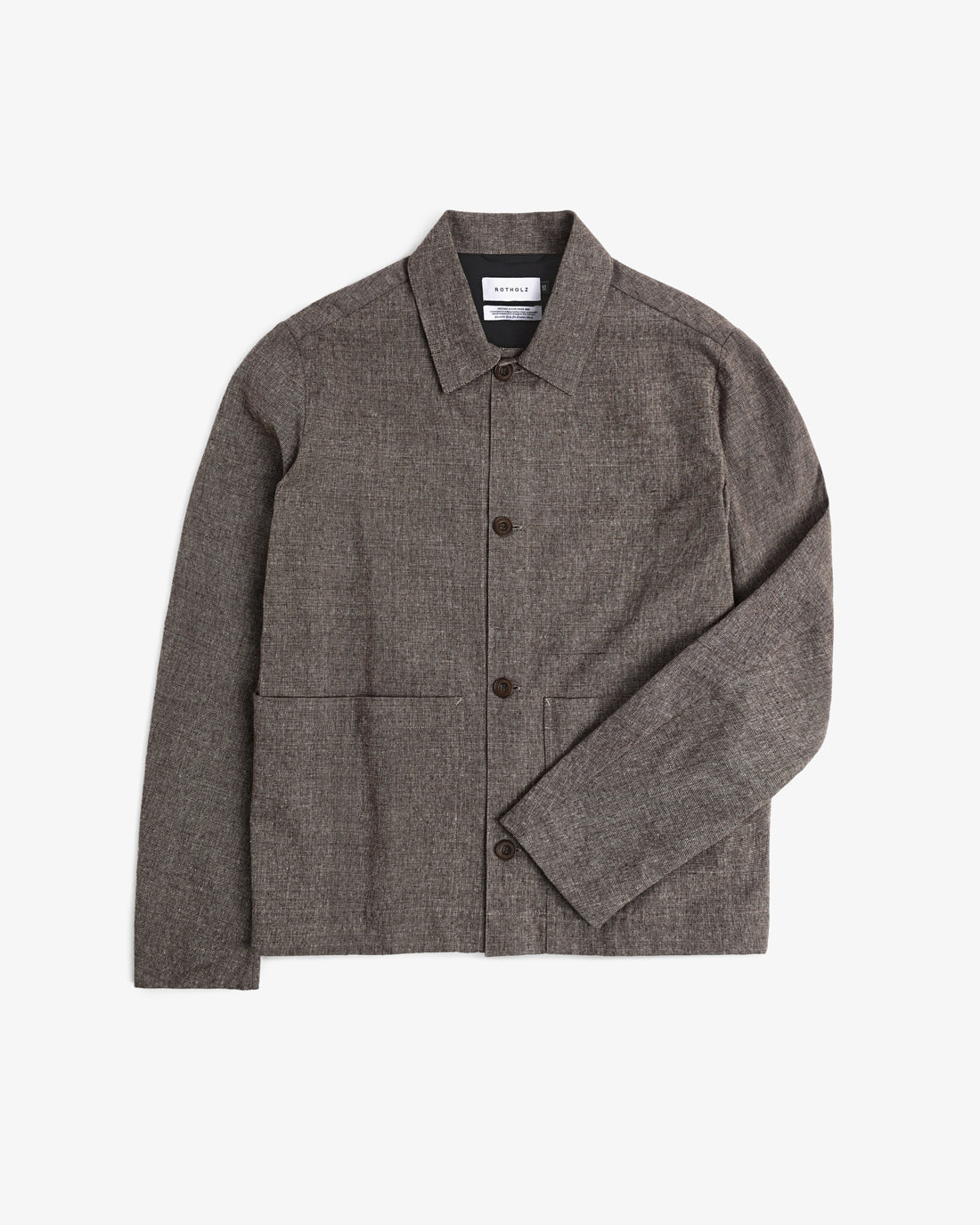 Lightweight jacket, organic cotton - canvas brown