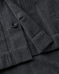 Leichte Jacke Bio Baumwolle - Herringbone Grau