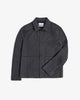 Leichte Jacke Bio Baumwolle - Herringbone Grau