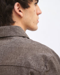 Leichte Jacke Bio Baumwolle - Canvas Braun