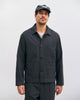 Leichte Jacke Bio Baumwolle - Herringbone Grau