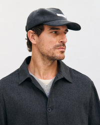 Leichte Jacke Bio Baumwolle - Herringbone Grau