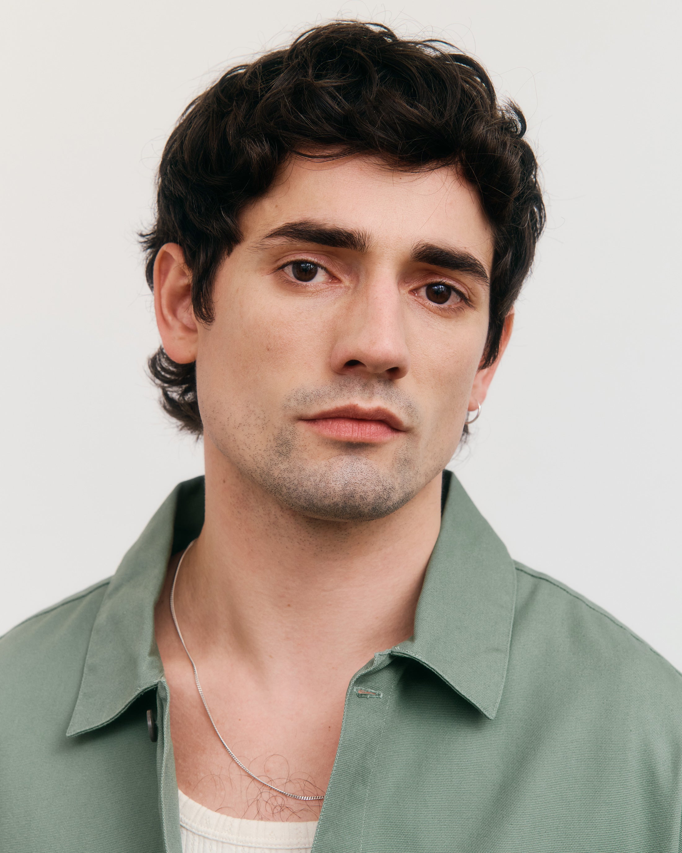 Leichte Workwear Jacke Bio Baumwolle - Grün