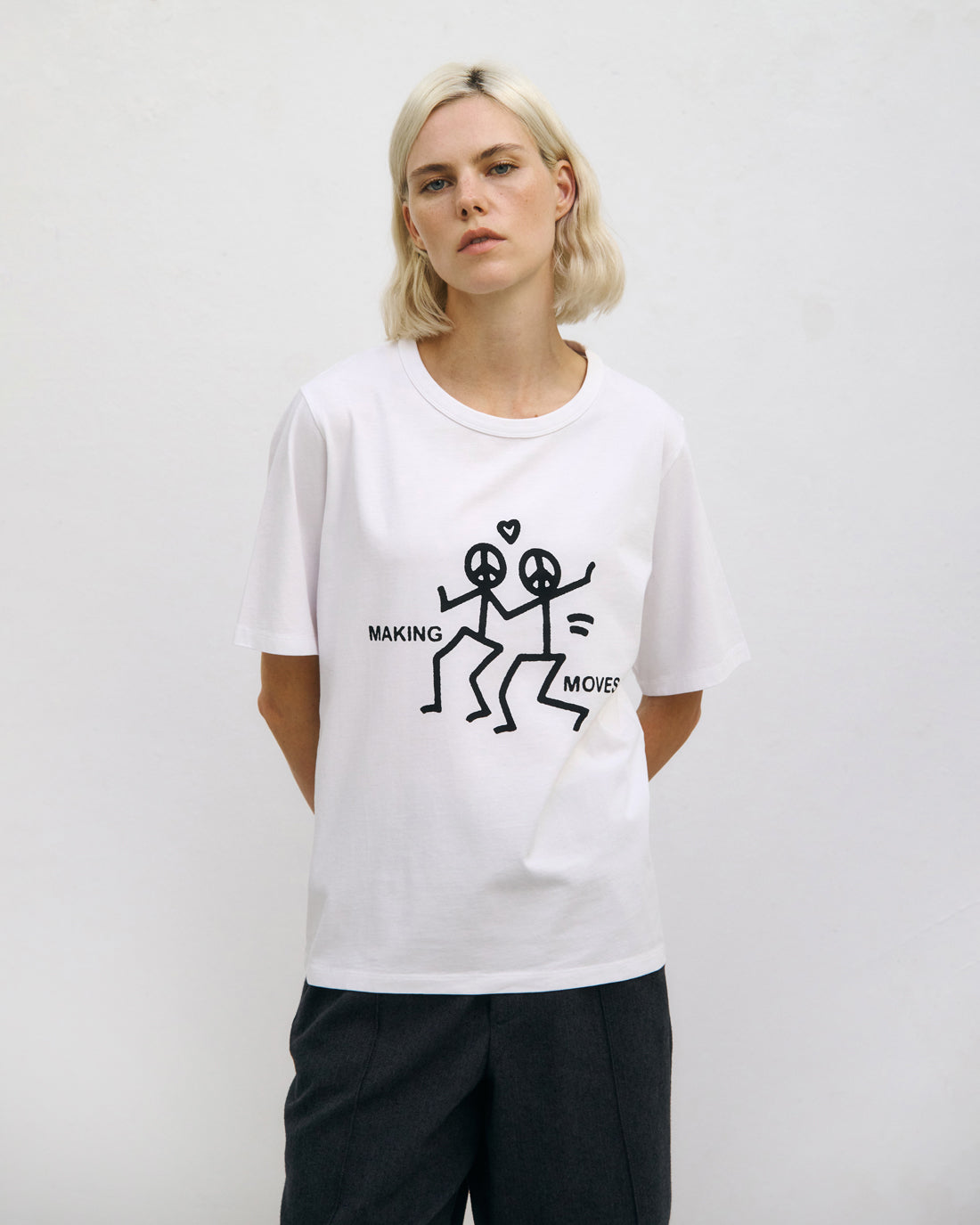 Making Moves T-Shirt Organic Cotton - White