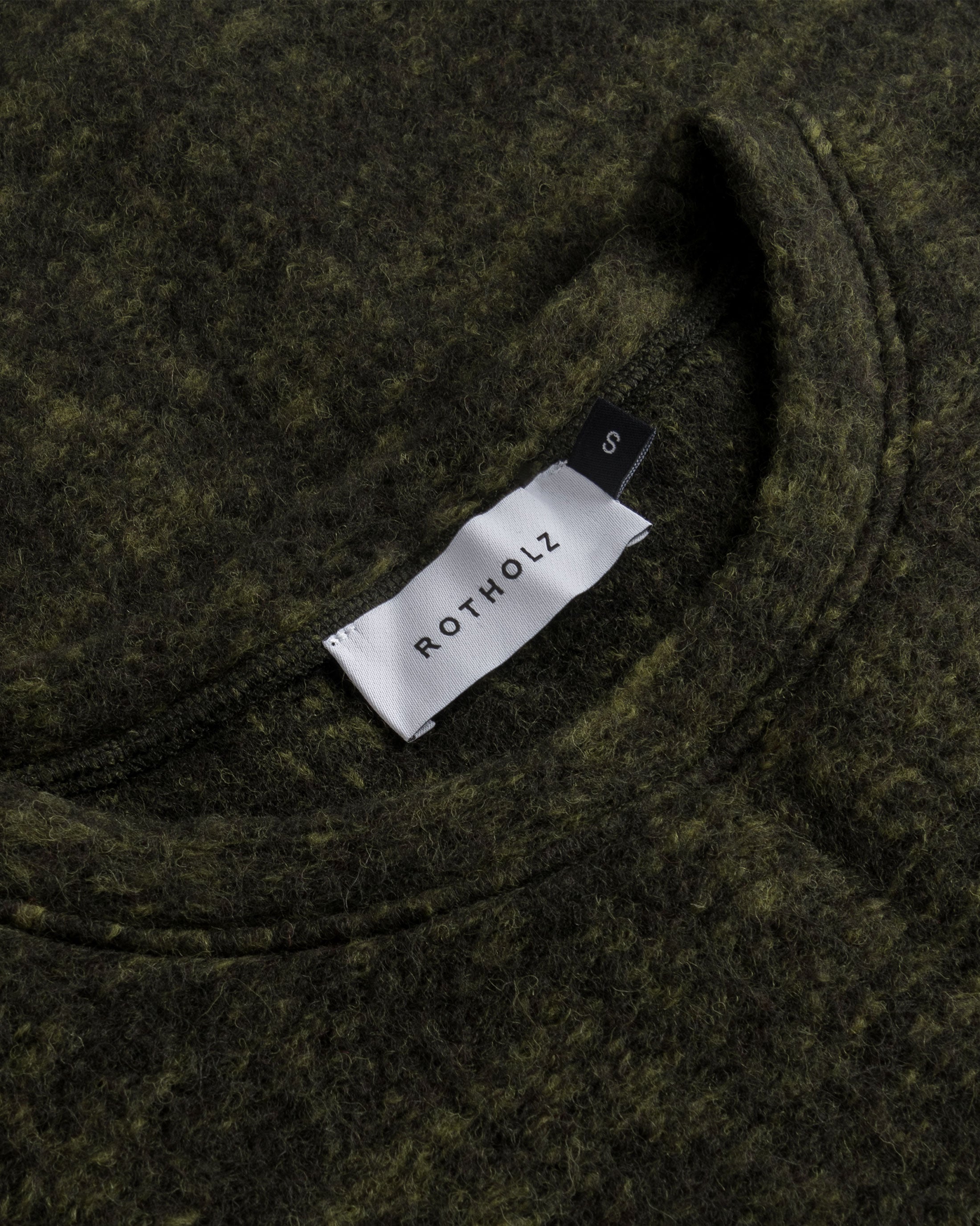 Oversized Vest - Speckled Green FW26