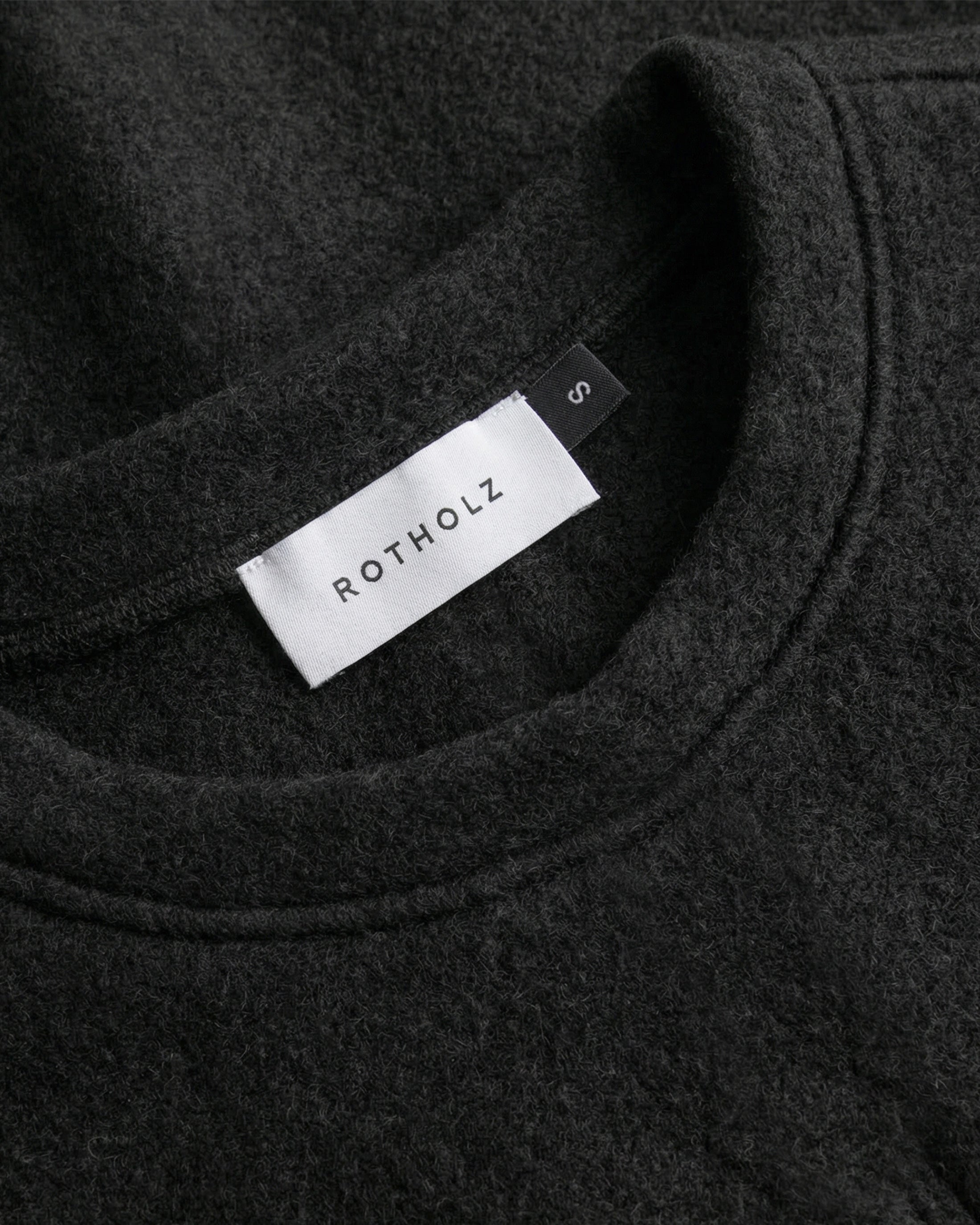 Oversized Vest - True Black FW26