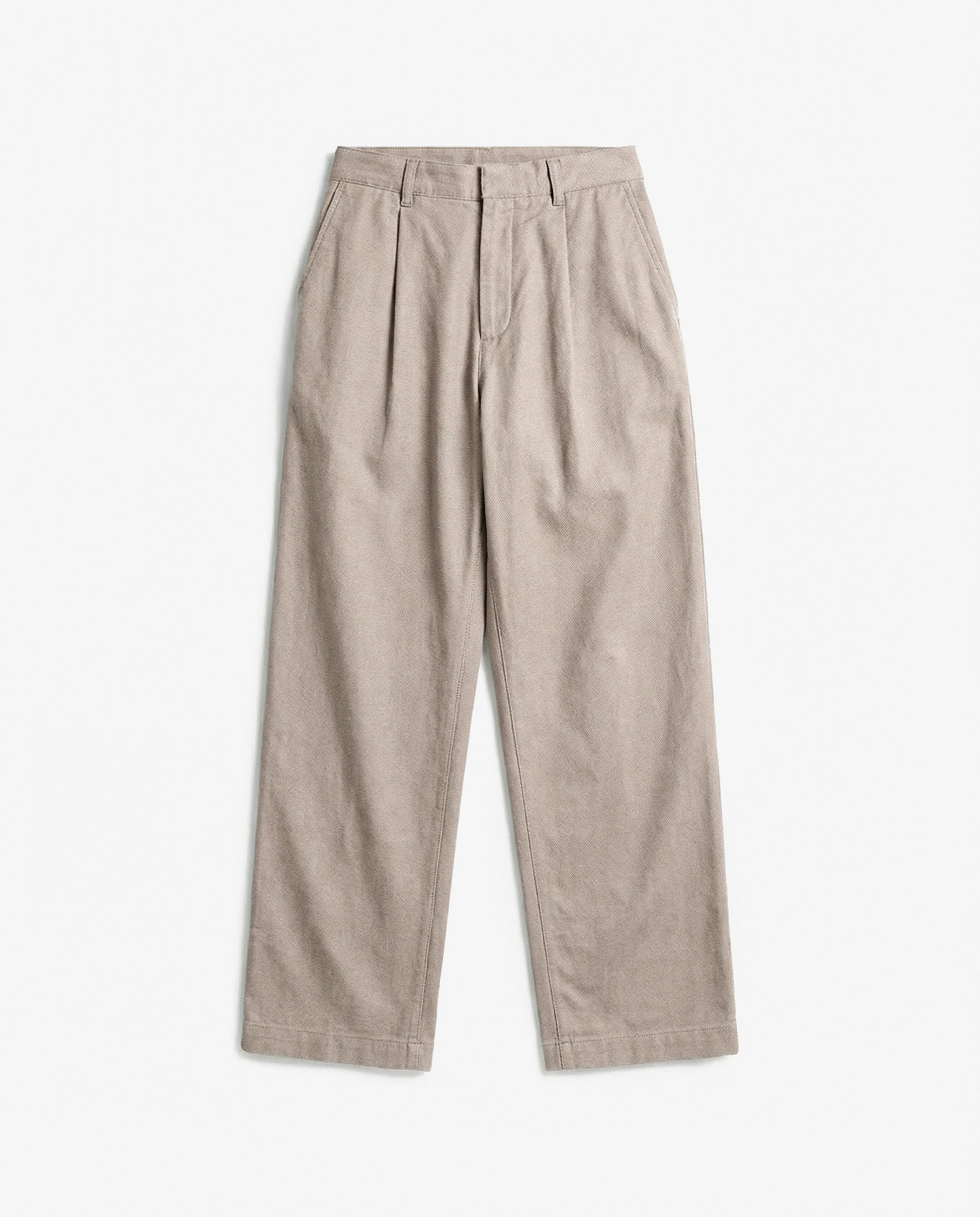 Pantalone Organic Cotton - Gray Brown SS26