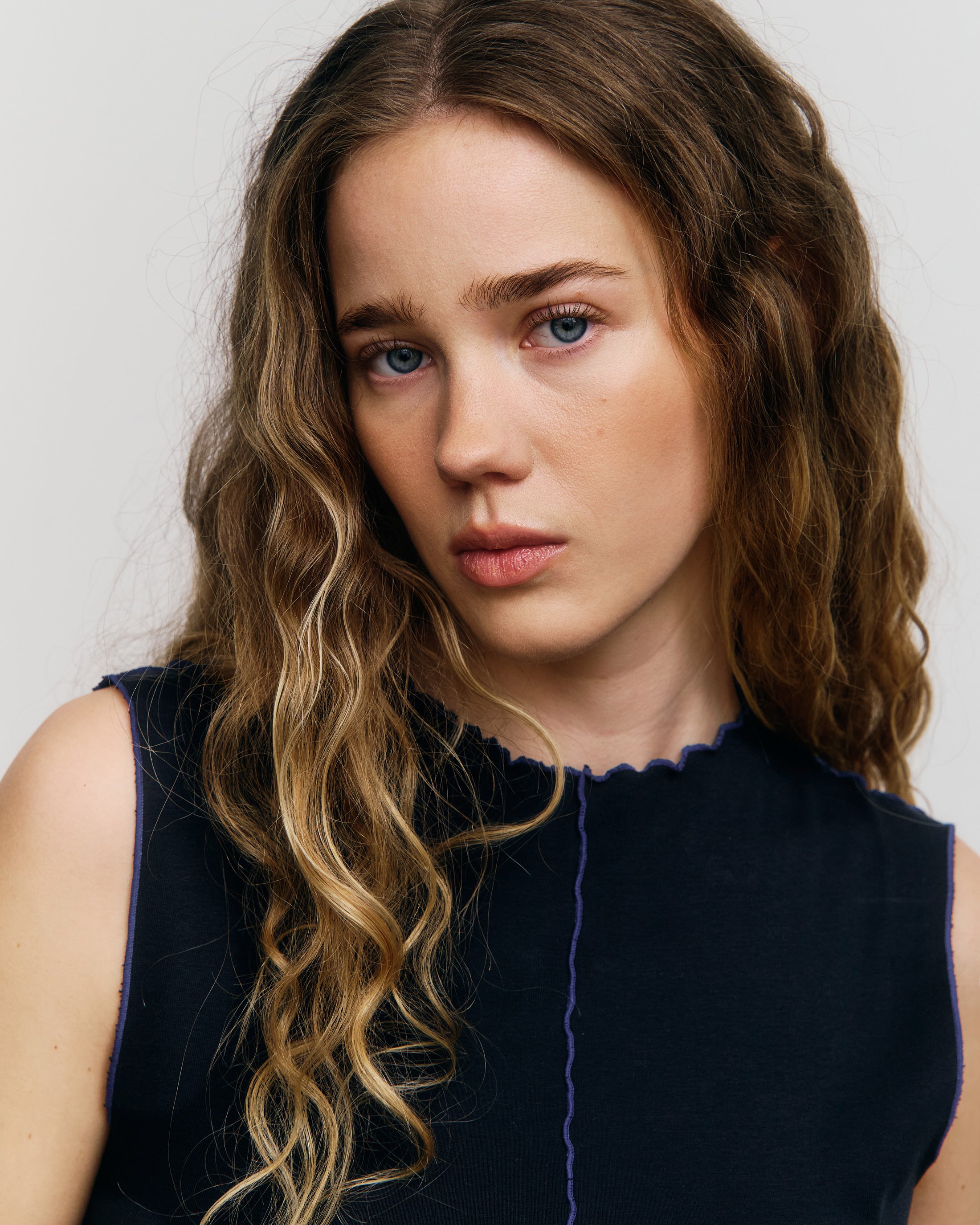 Pin-Tucked Kleid Bio Baumwolle - Schwarz