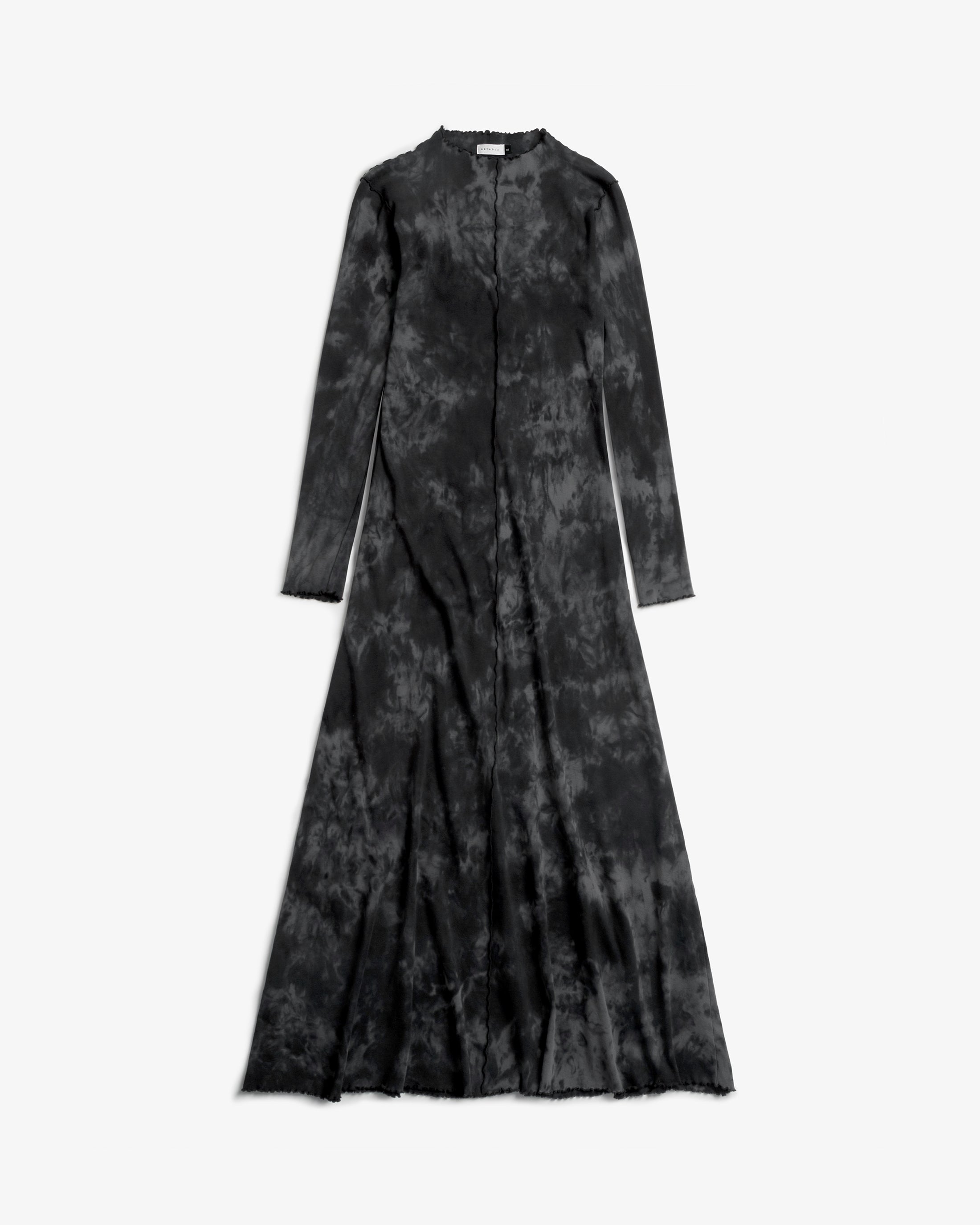 Pin-Tucked Organic Cotton Dress - Batik Black