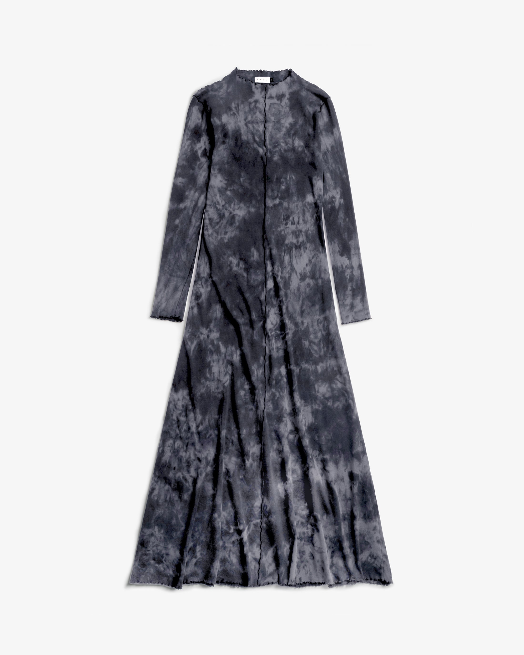 Pin-Tucked Organic Cotton Dress - Batik Black