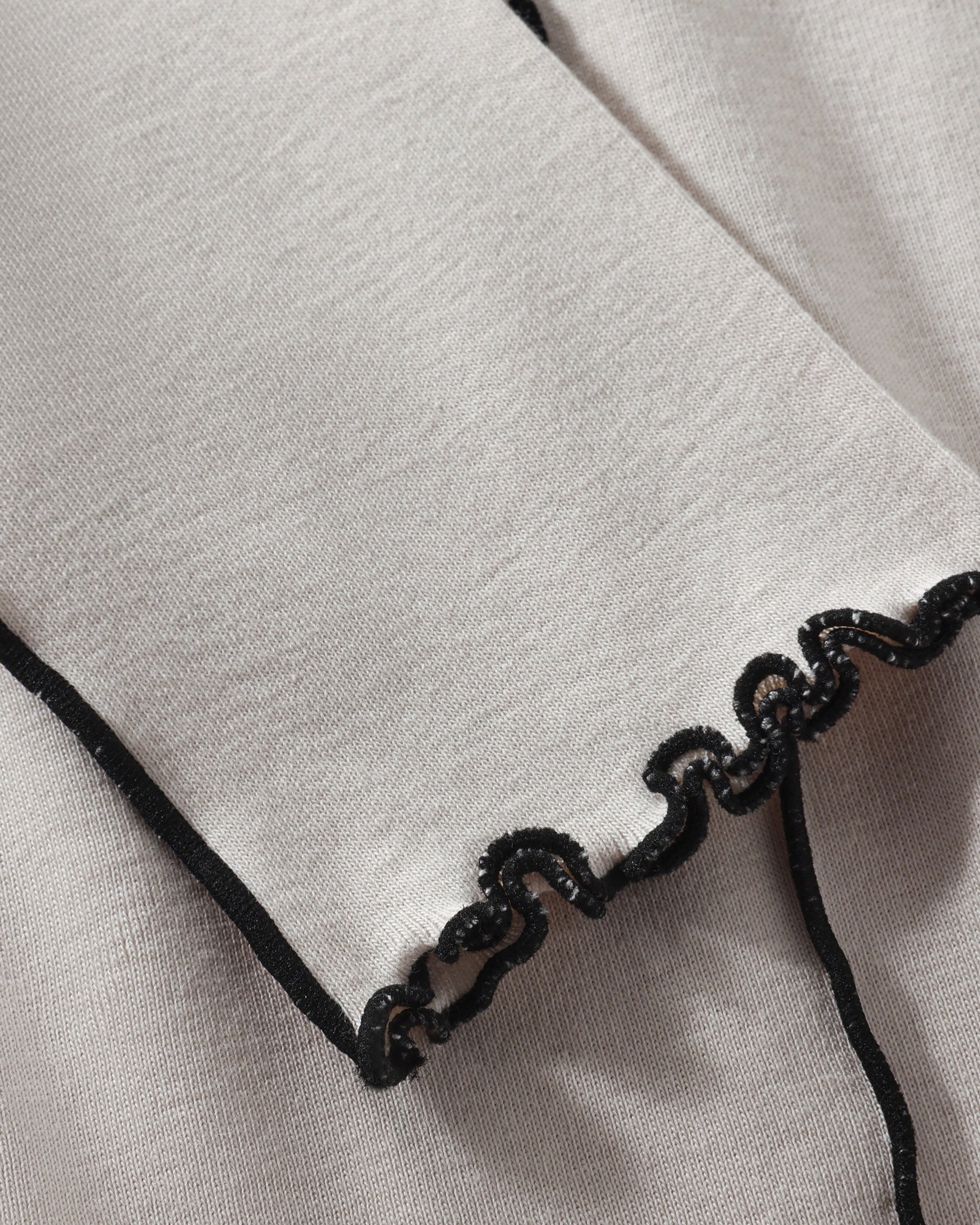 Pin-Tucked Longsleeve Bio Baumwolle - Weiß