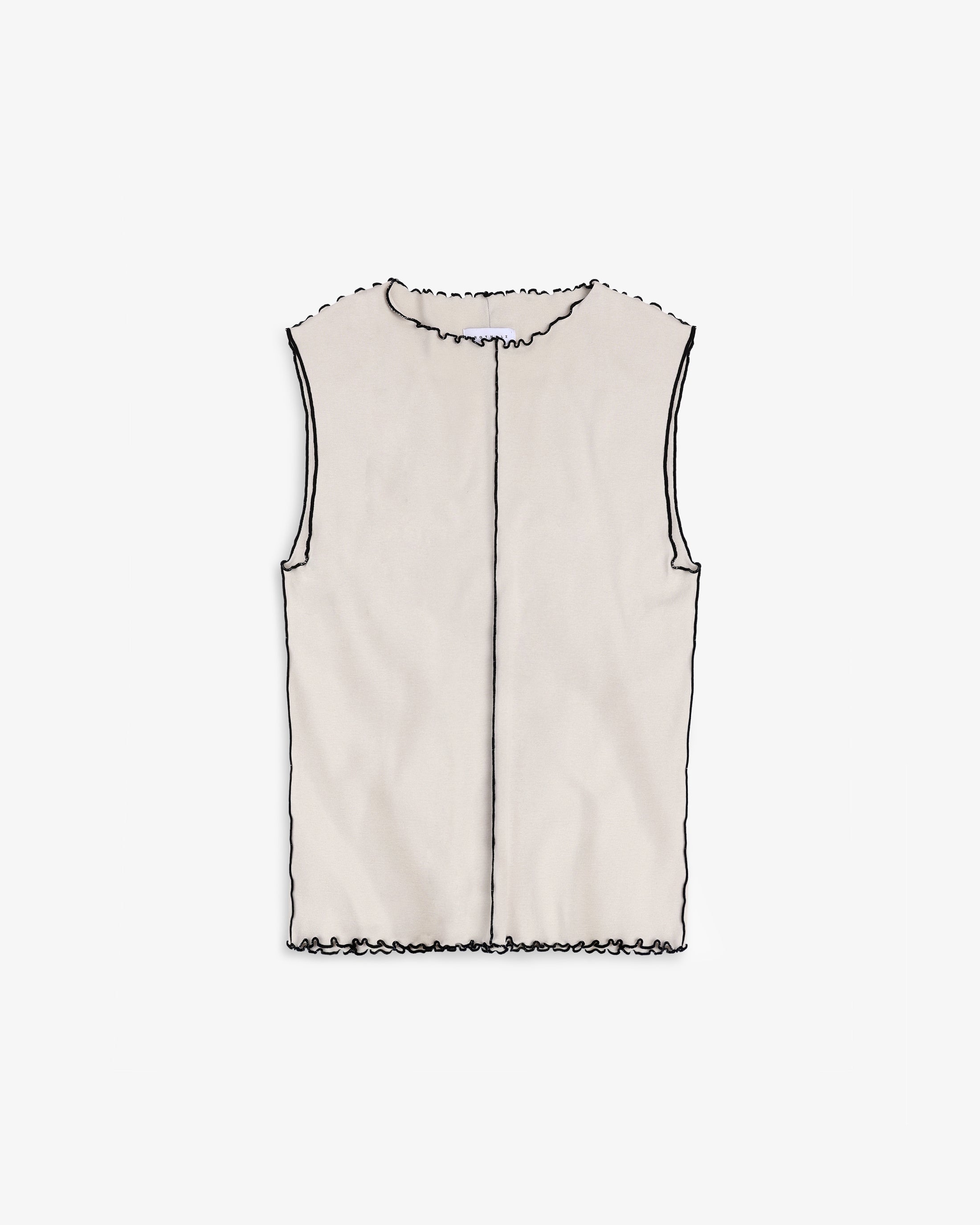 Pin-Tucked Top Bio Baumwolle - Weiß