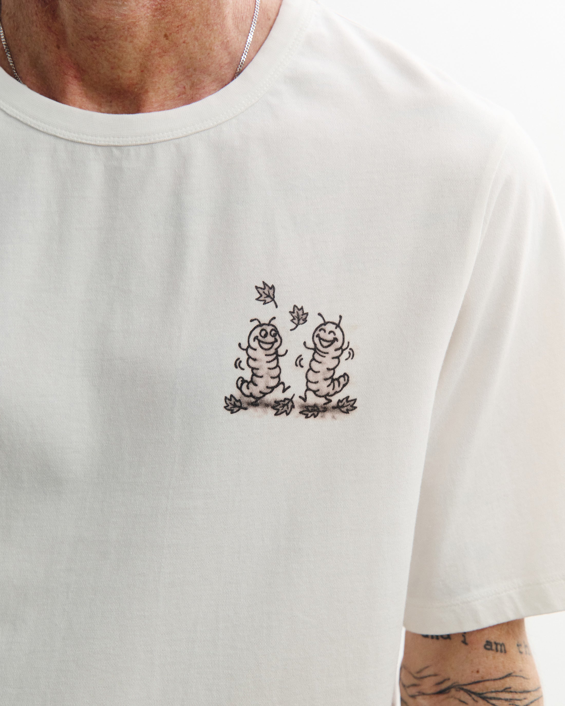 Caterpillar T-Shirt Organic Cotton - White