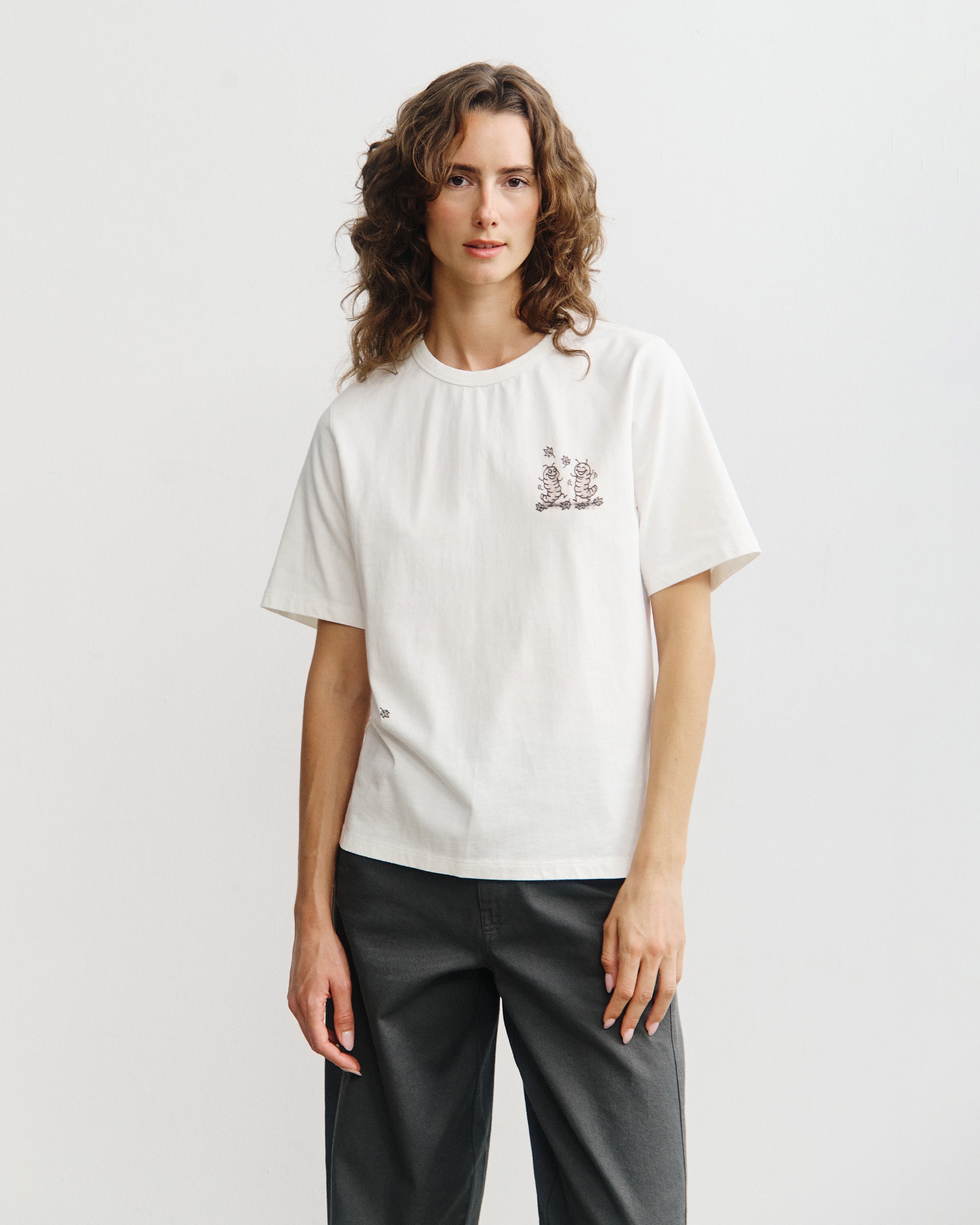 Caterpillar T-Shirt Organic Cotton - White
