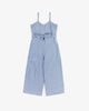 Jumpsuit Leinen Mix - Hellblau