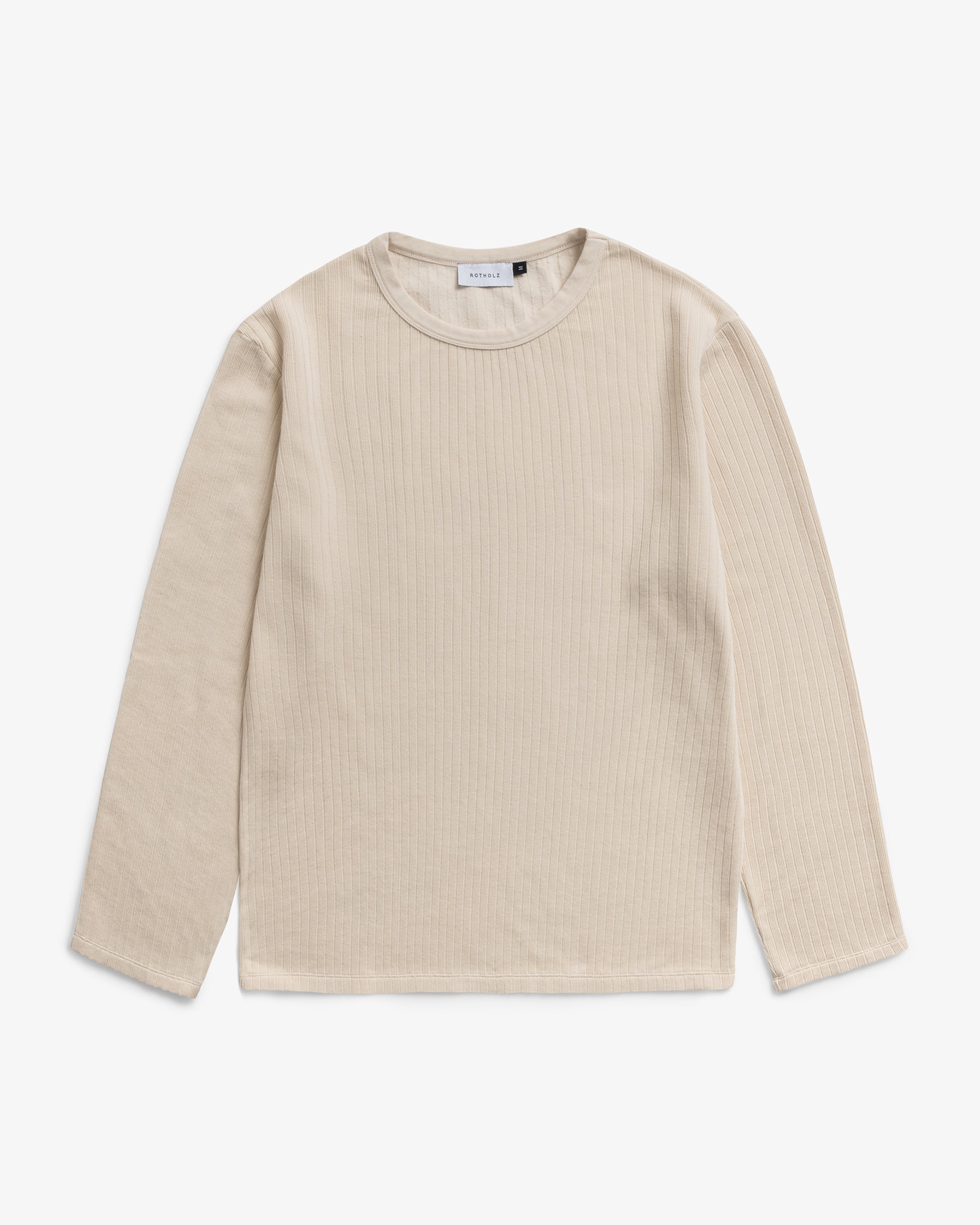 Oversized Organic Cotton Long-Sleeve - Cream